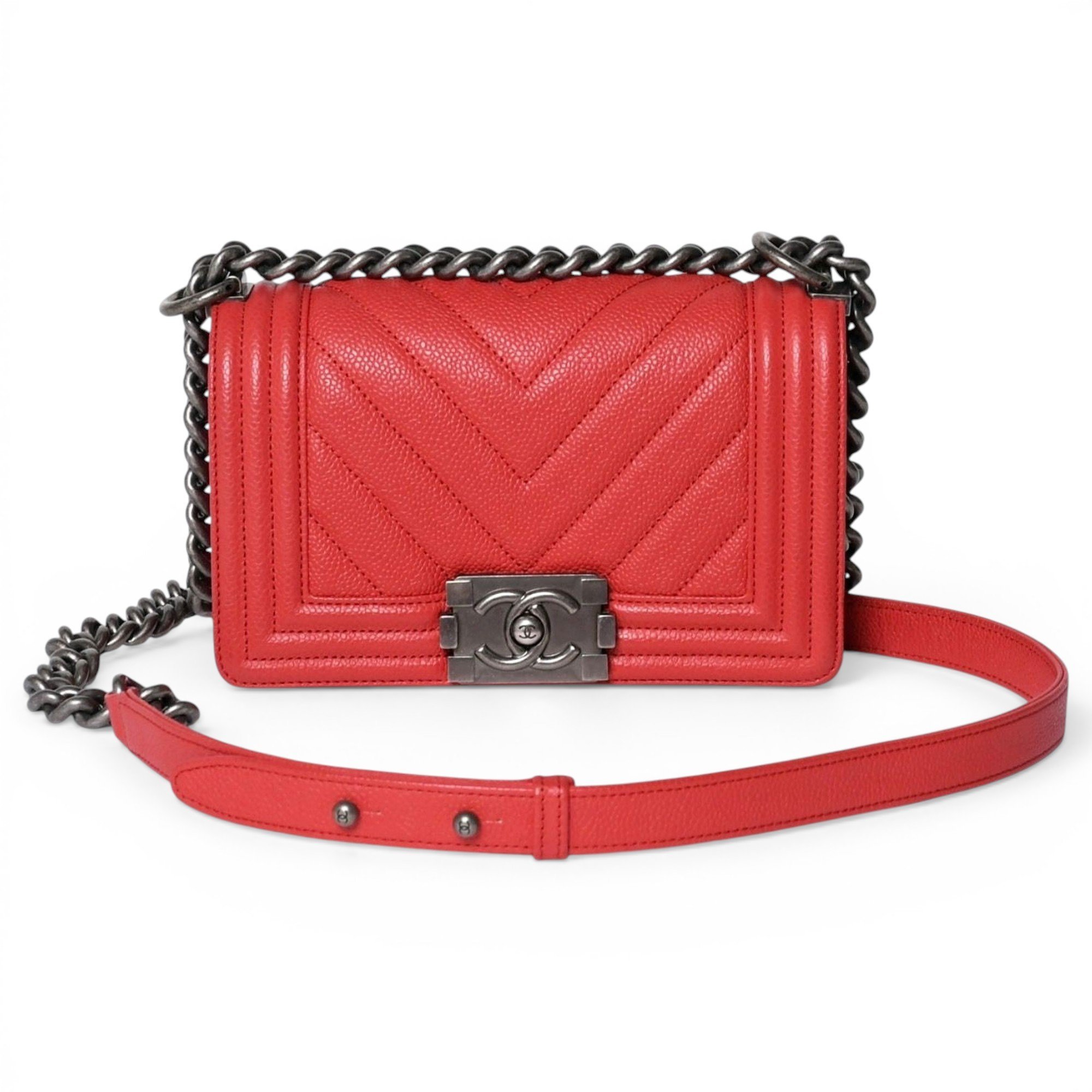 Boy leather handbag