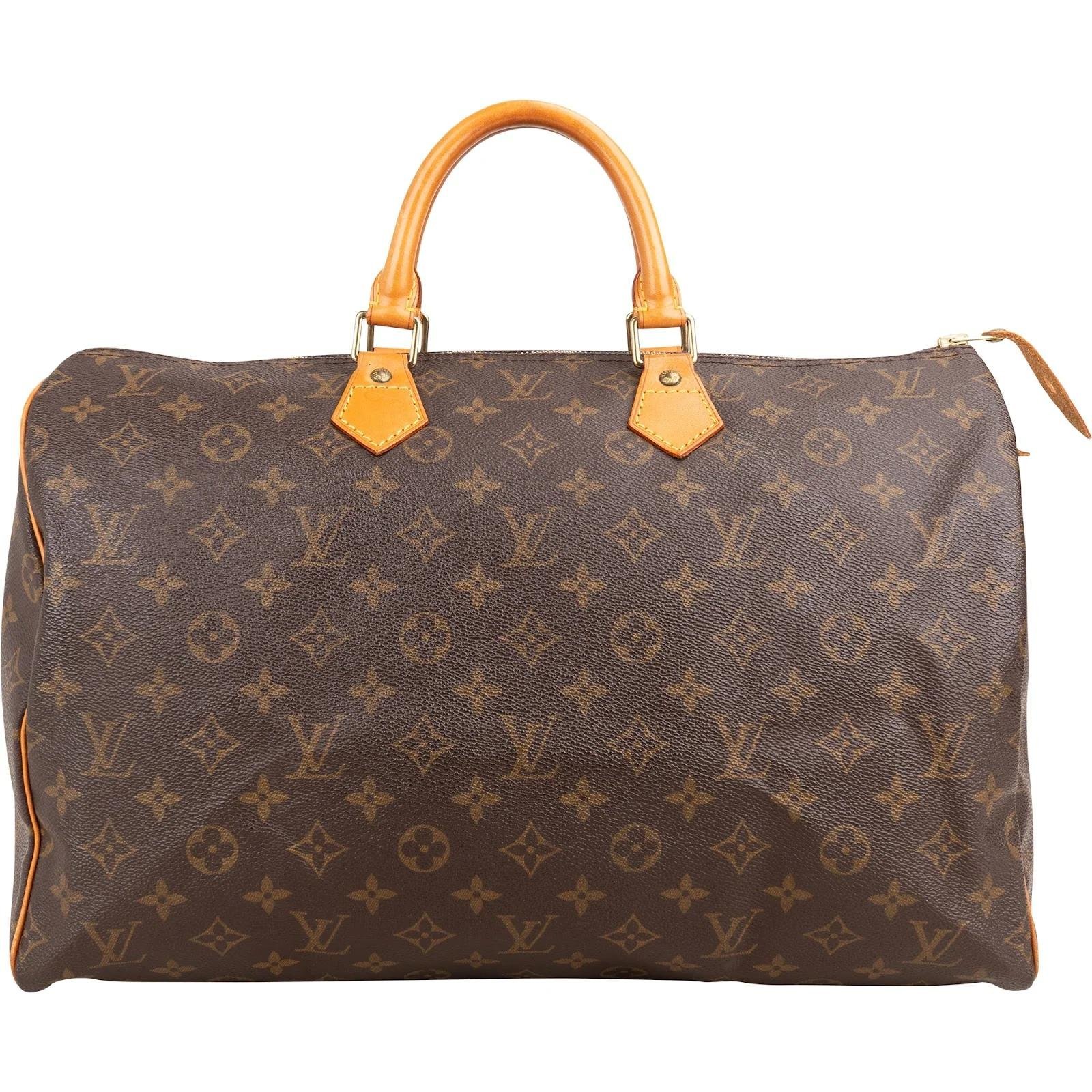 Speedy leather handbag