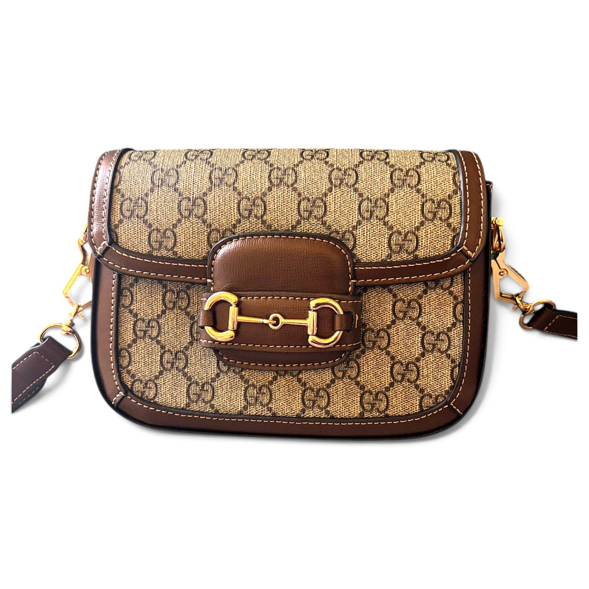Leather clutch bag
