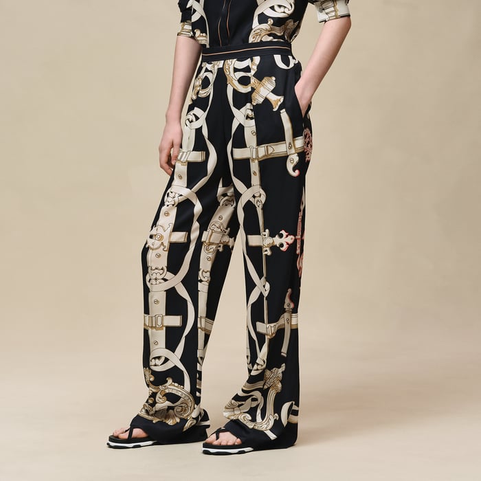 Noir "Ferronnerie Remix" Pants