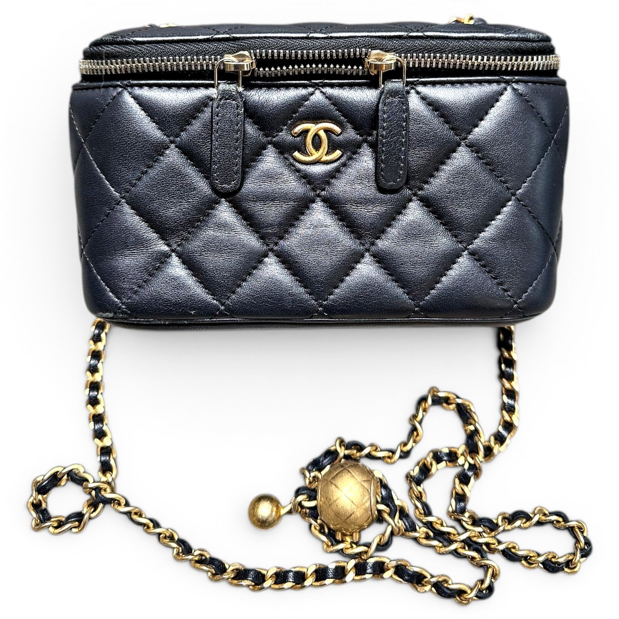 Vanity leather mini bag