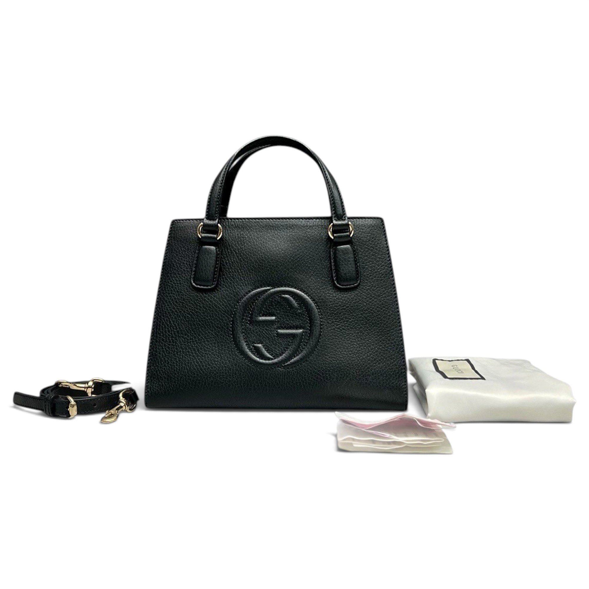 Leather handbag