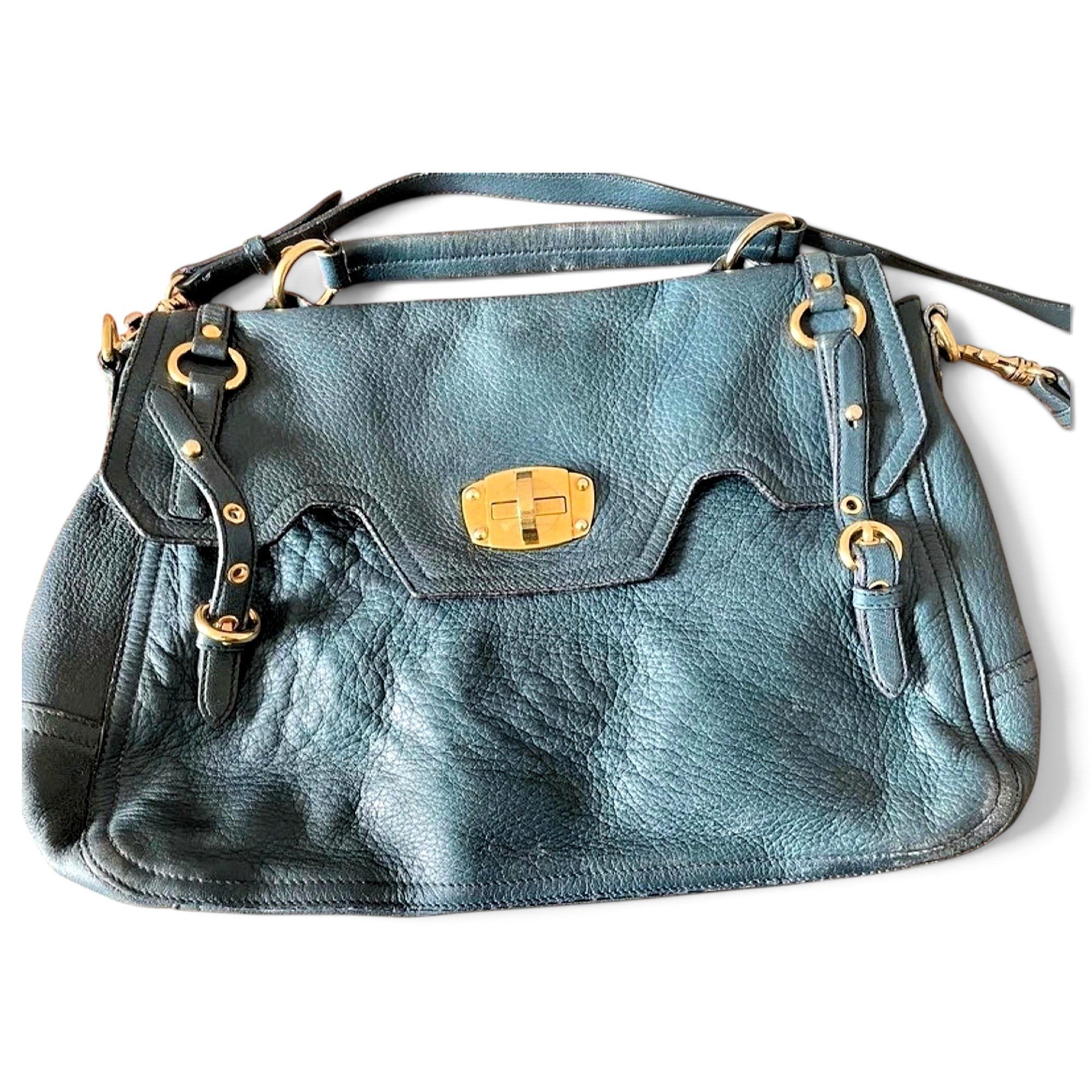 Leather handbag