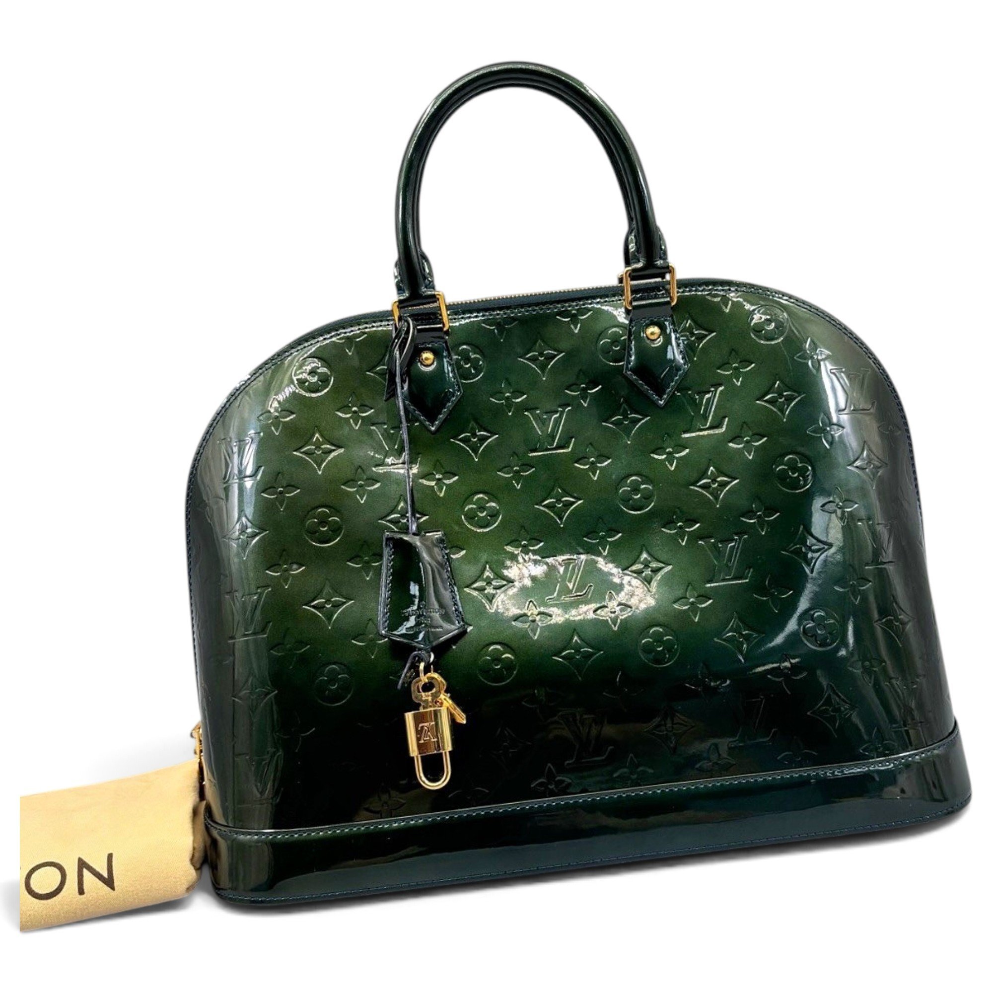 Alma patent leather handbag
