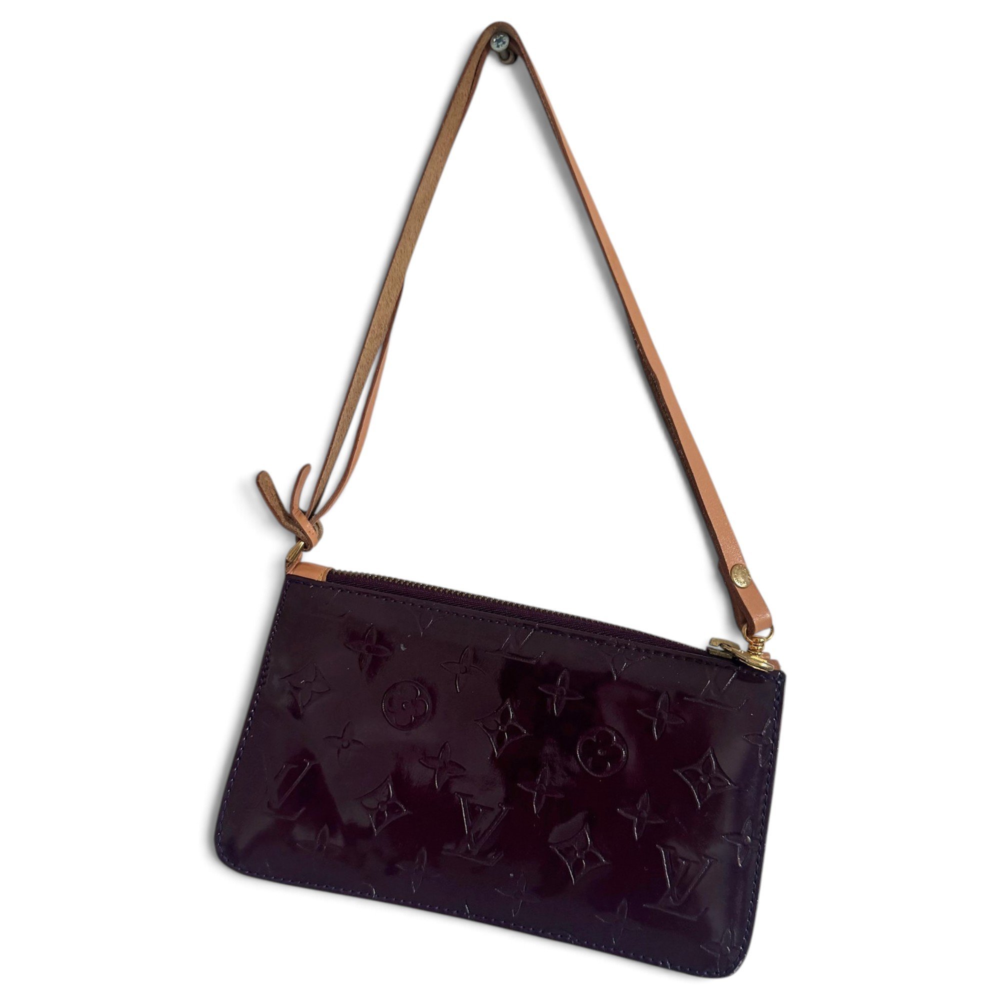 Pochette Accessoire patent leather handbag