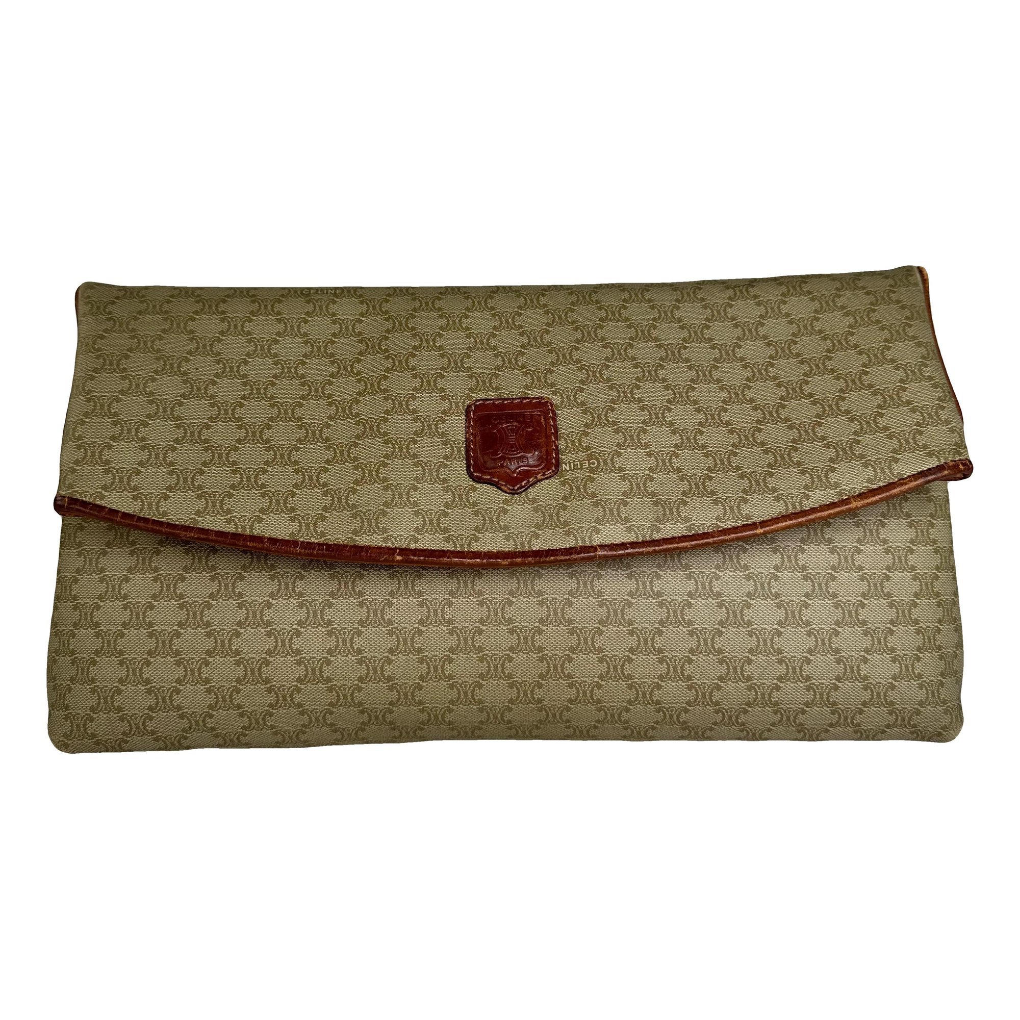 Triomphe leather mini bag