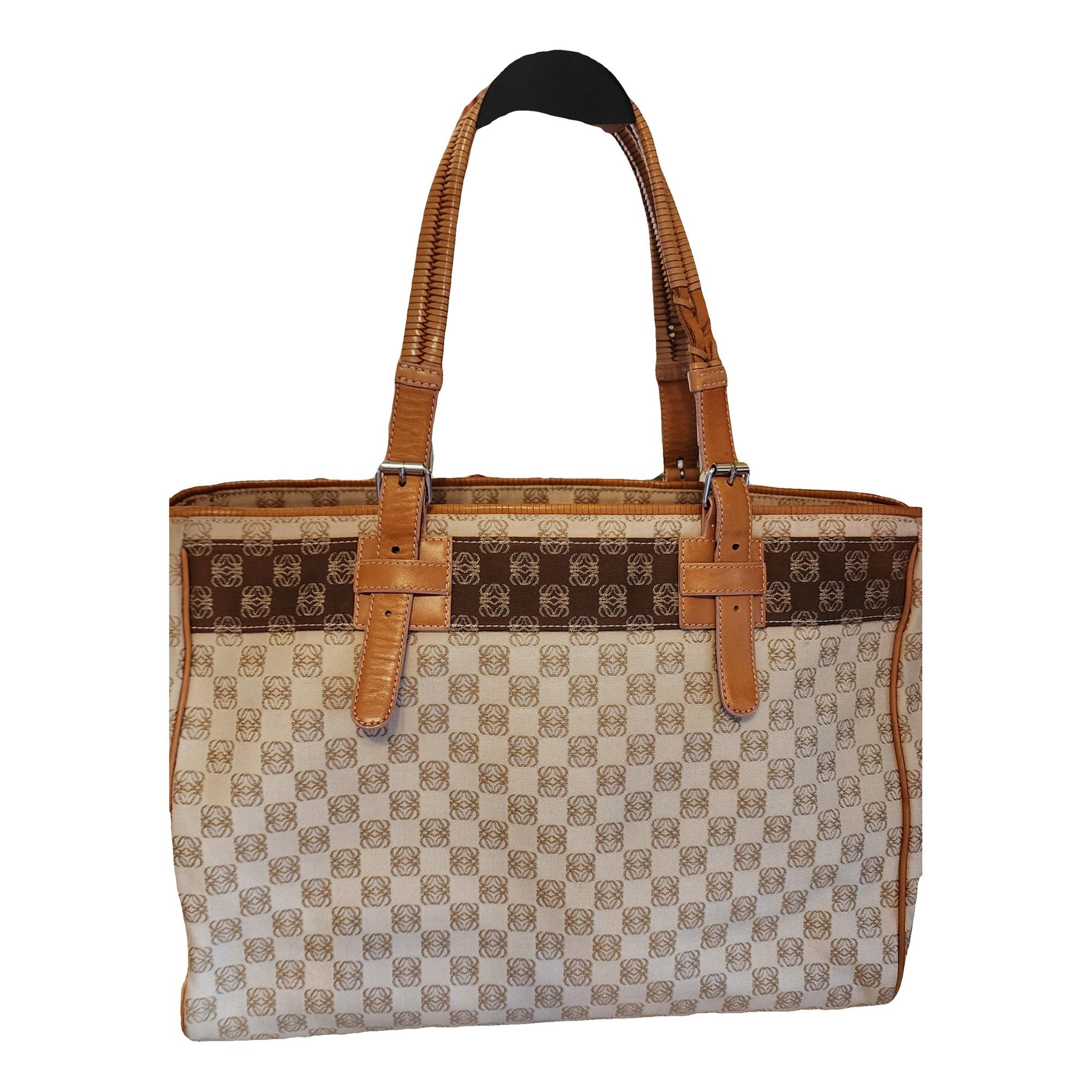 Leather tote
