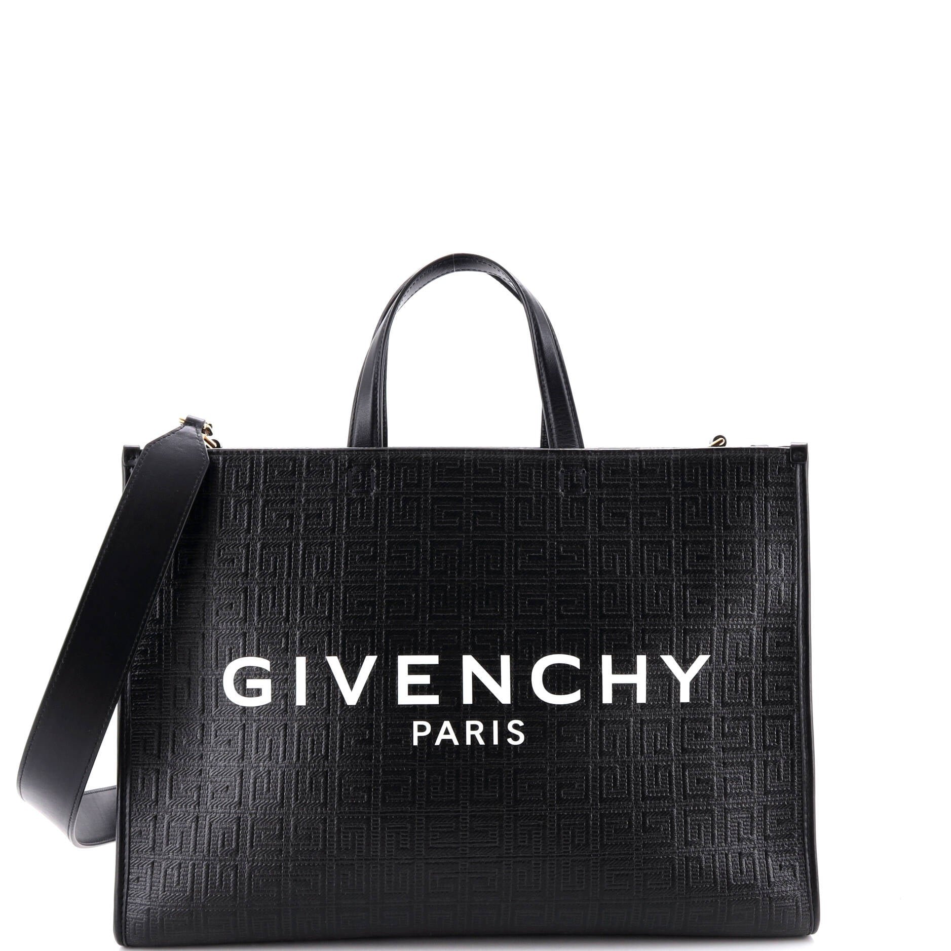 G-Tote 4G Embossed Coated Canvas Medium