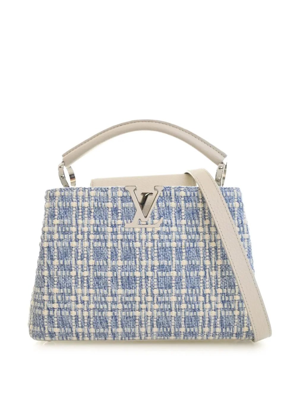 2015 Tweed Capucines BB satchel