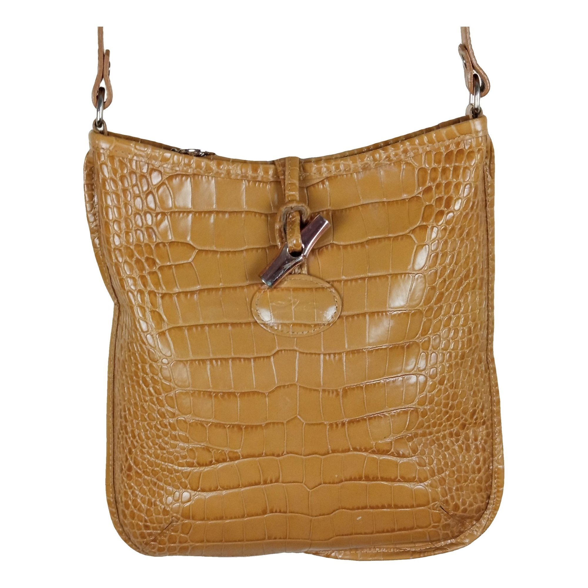 Roseau leather crossbody bag