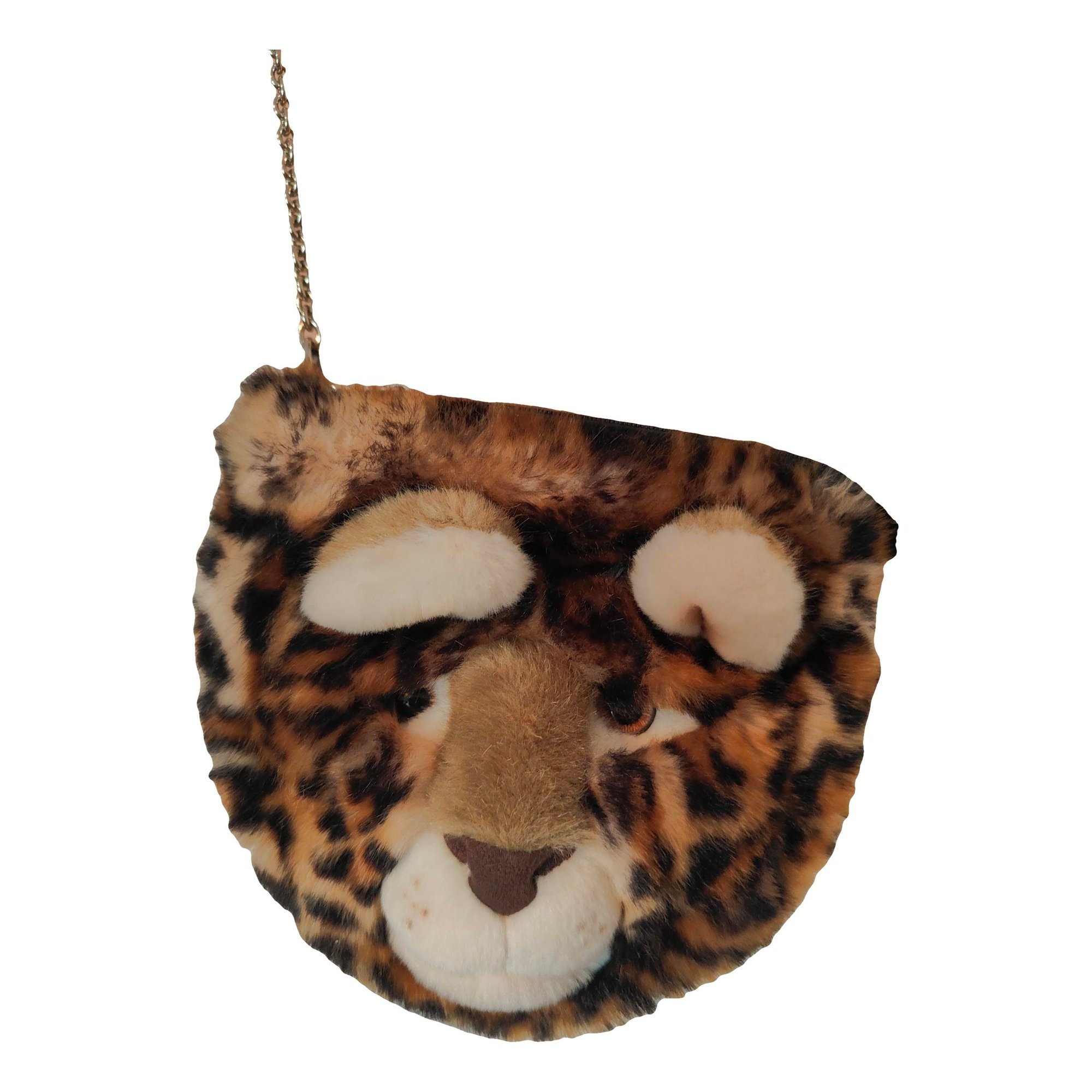 Faux fur handbag