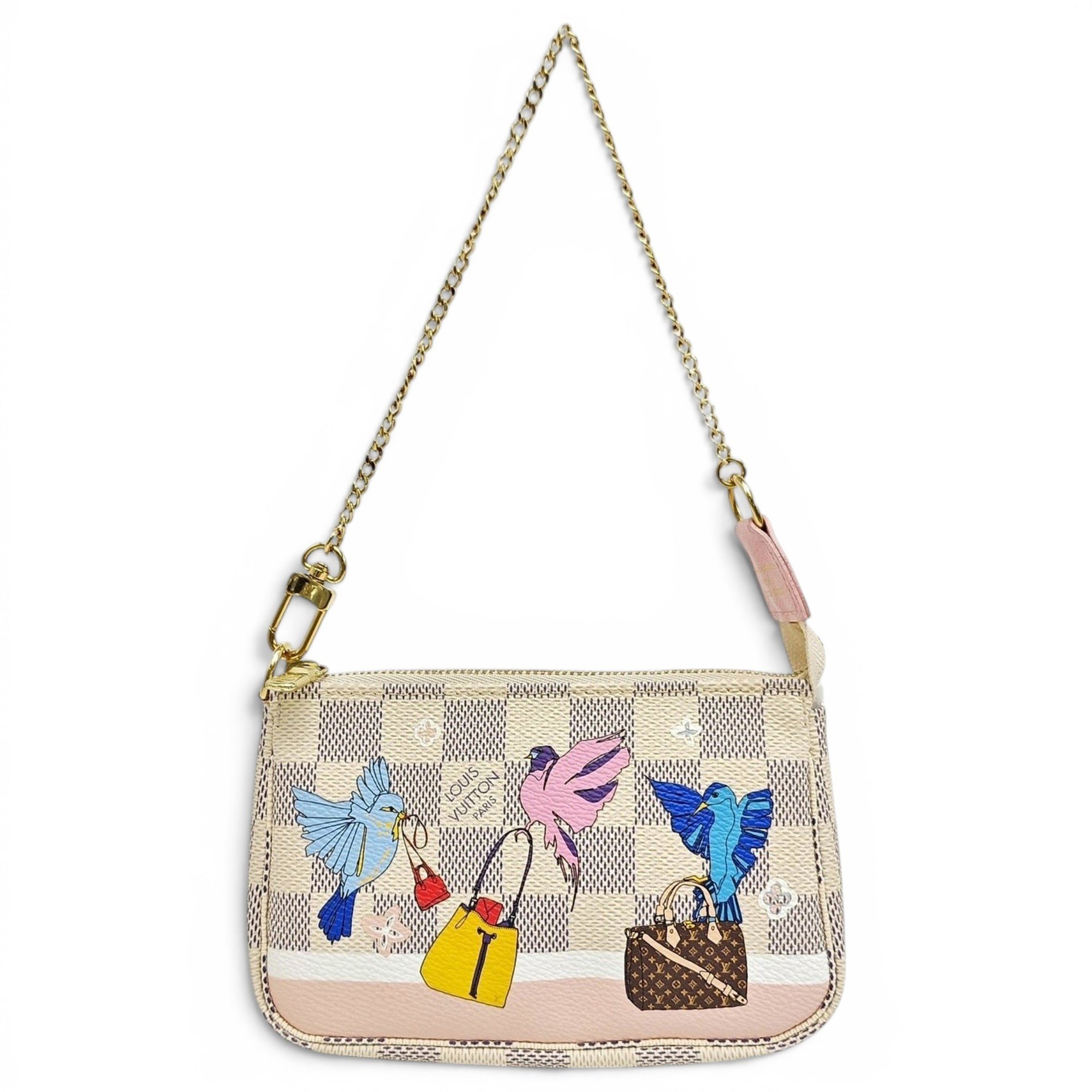 Maxi Multi Pochette Accessoires leather handbag