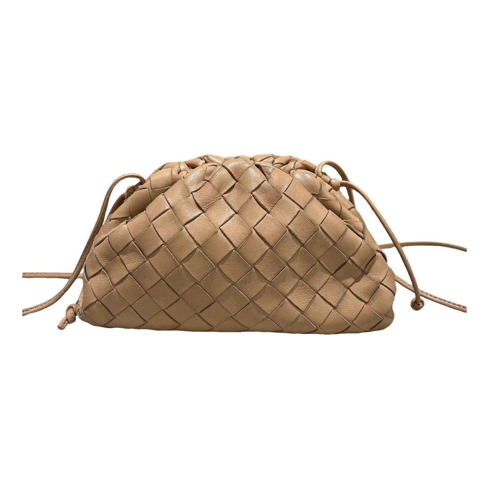 Pouch leather crossbody bag
