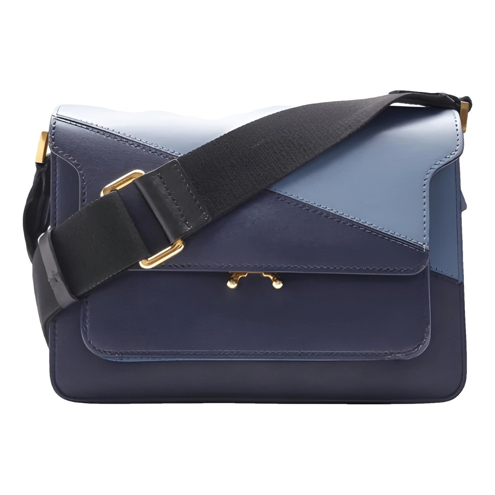 Trunk leather handbag
