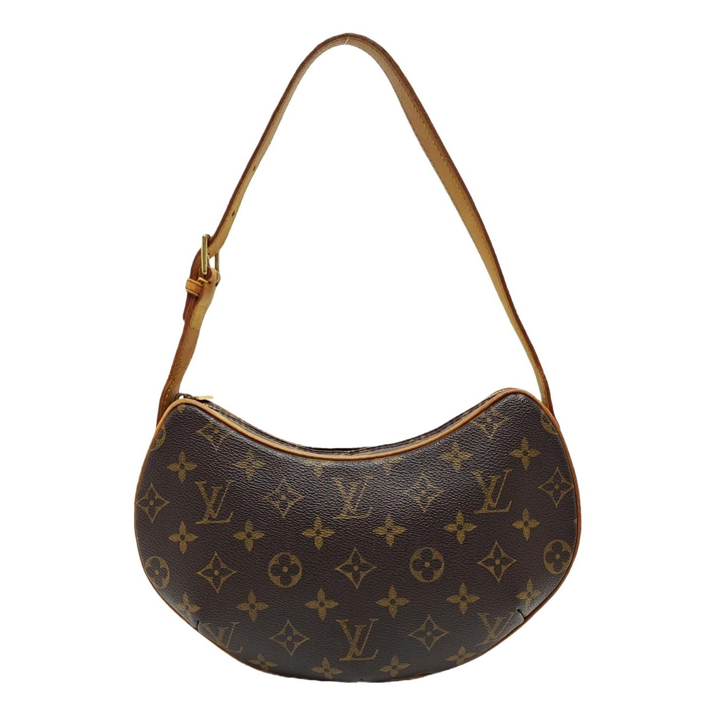 Croissant leather handbag