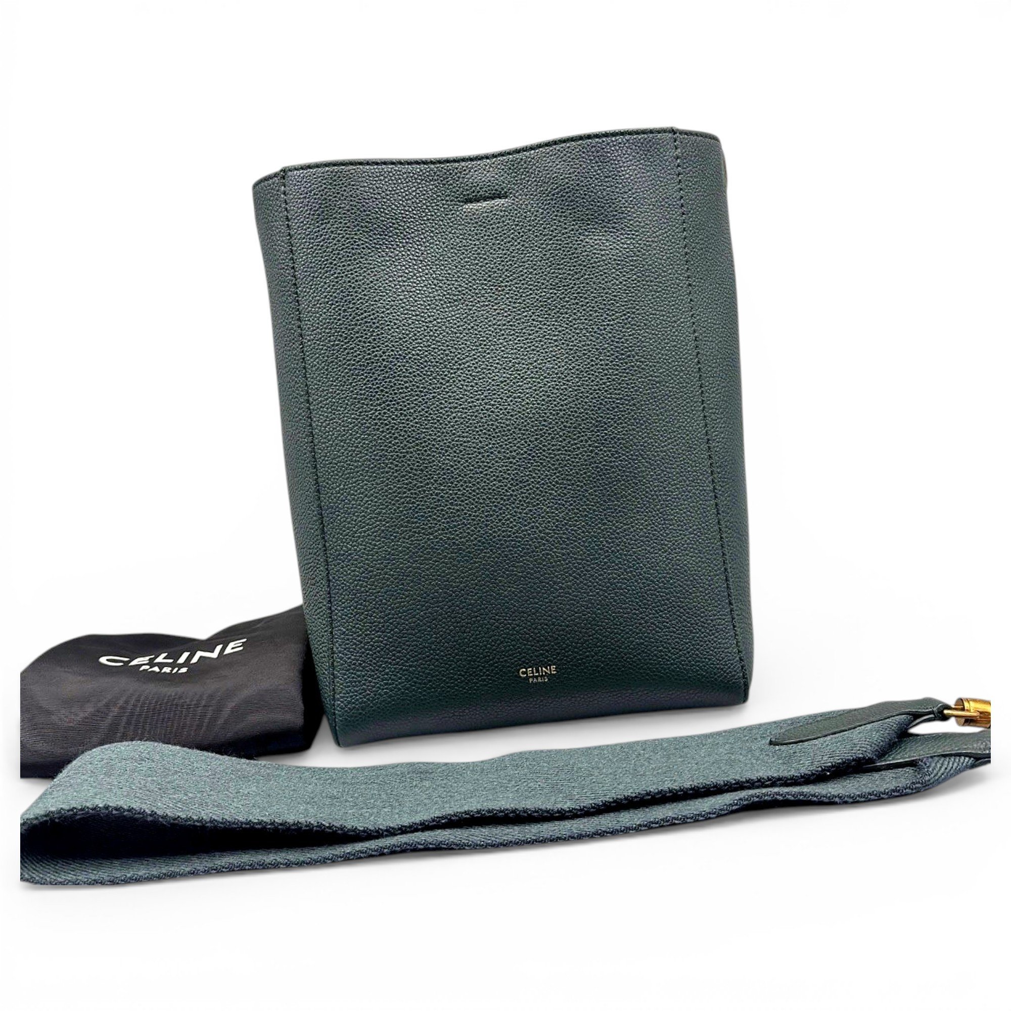 Seau Sangle leather handbag