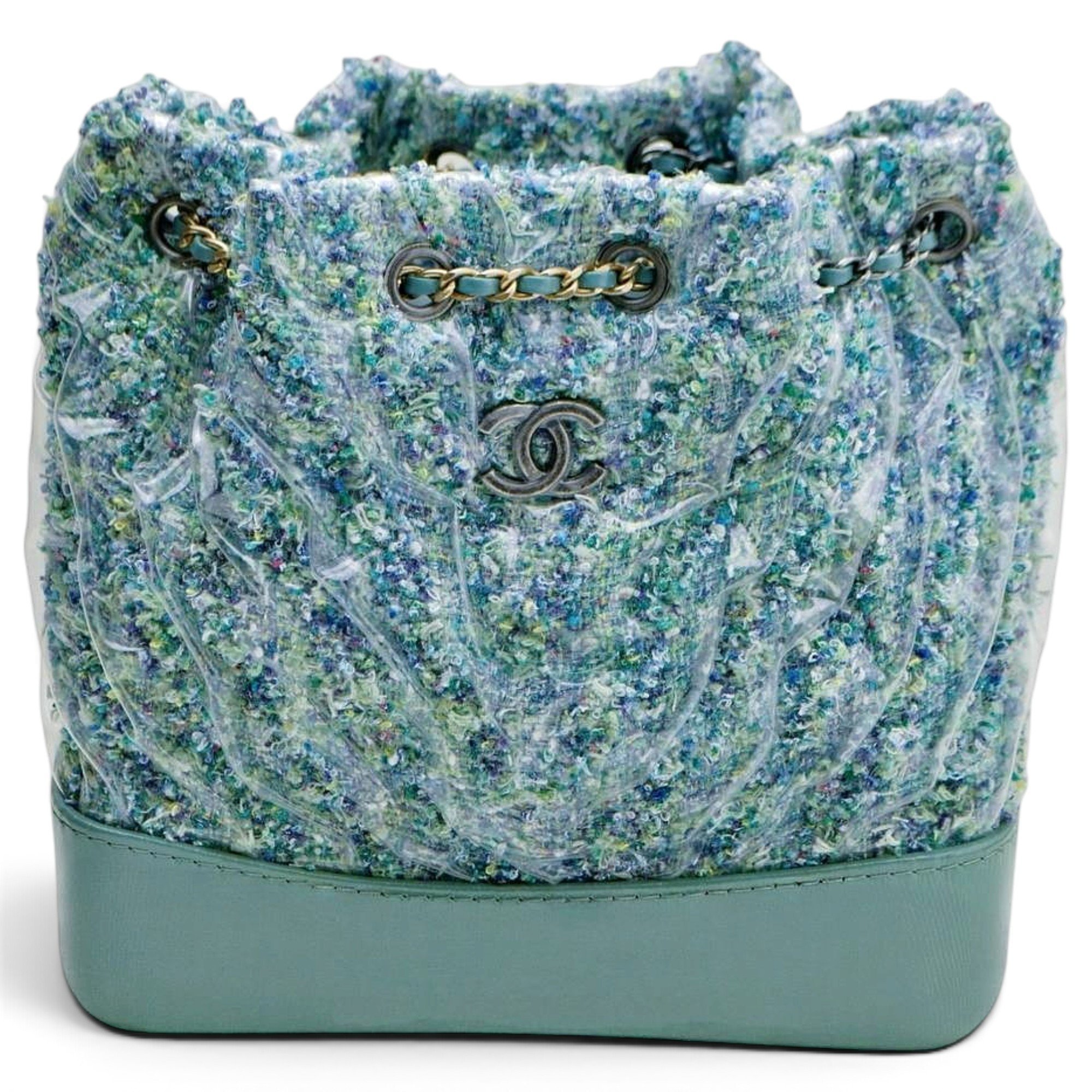 Gabrielle Bucket tweed bag