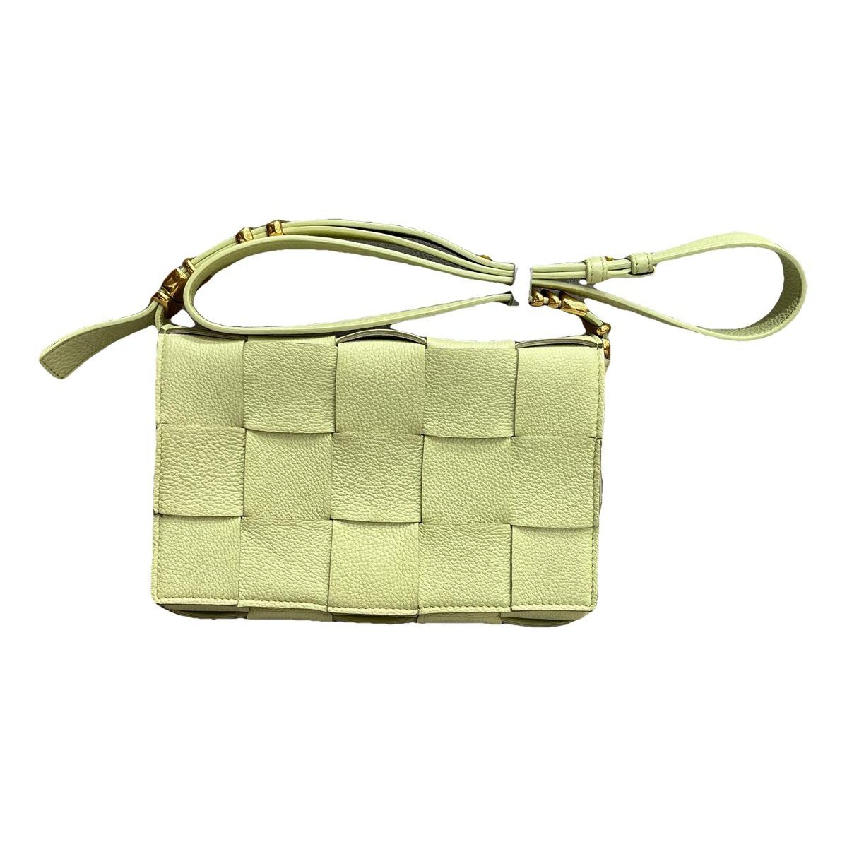 Cassette leather handbag