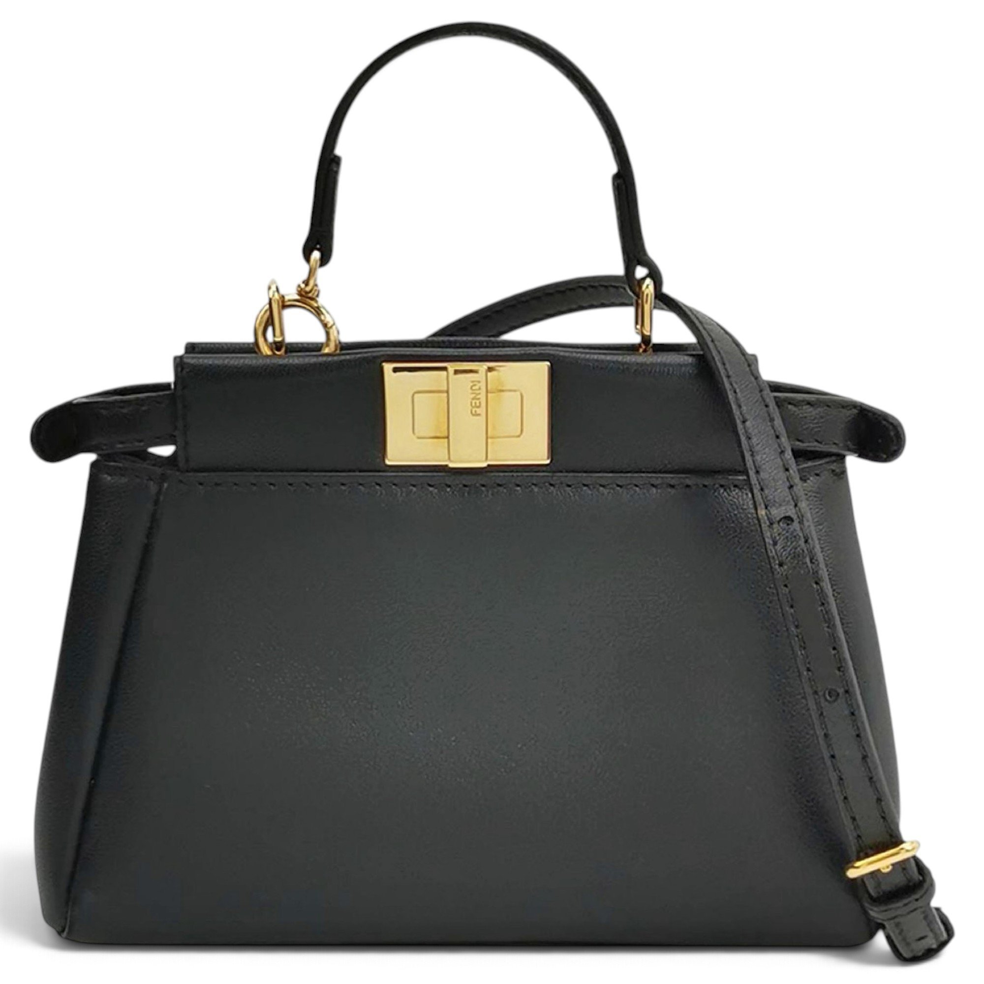 Peekaboo leather handbag