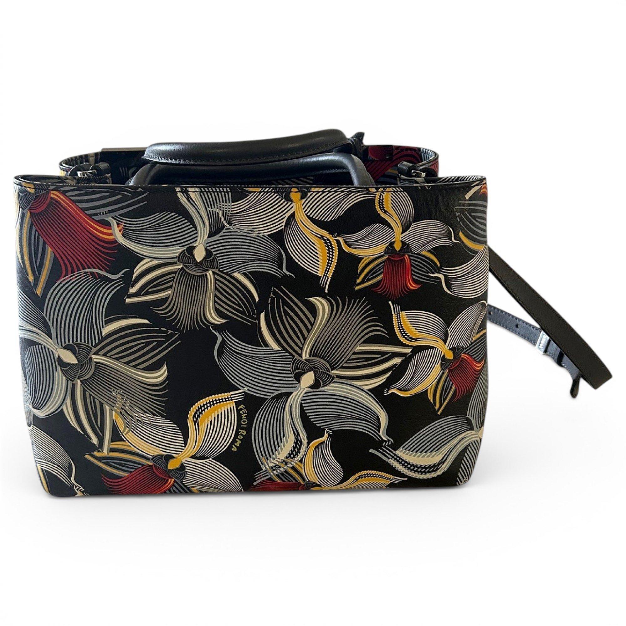 Dot Com leather handbag