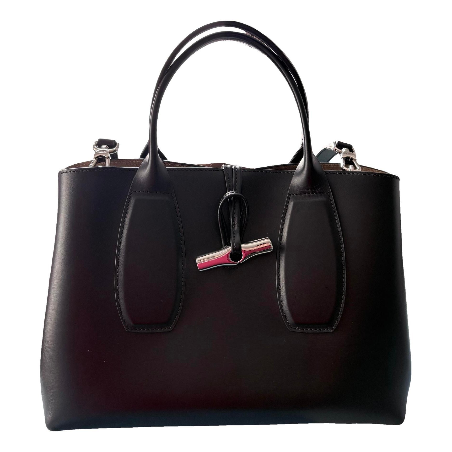 Roseau leather handbag