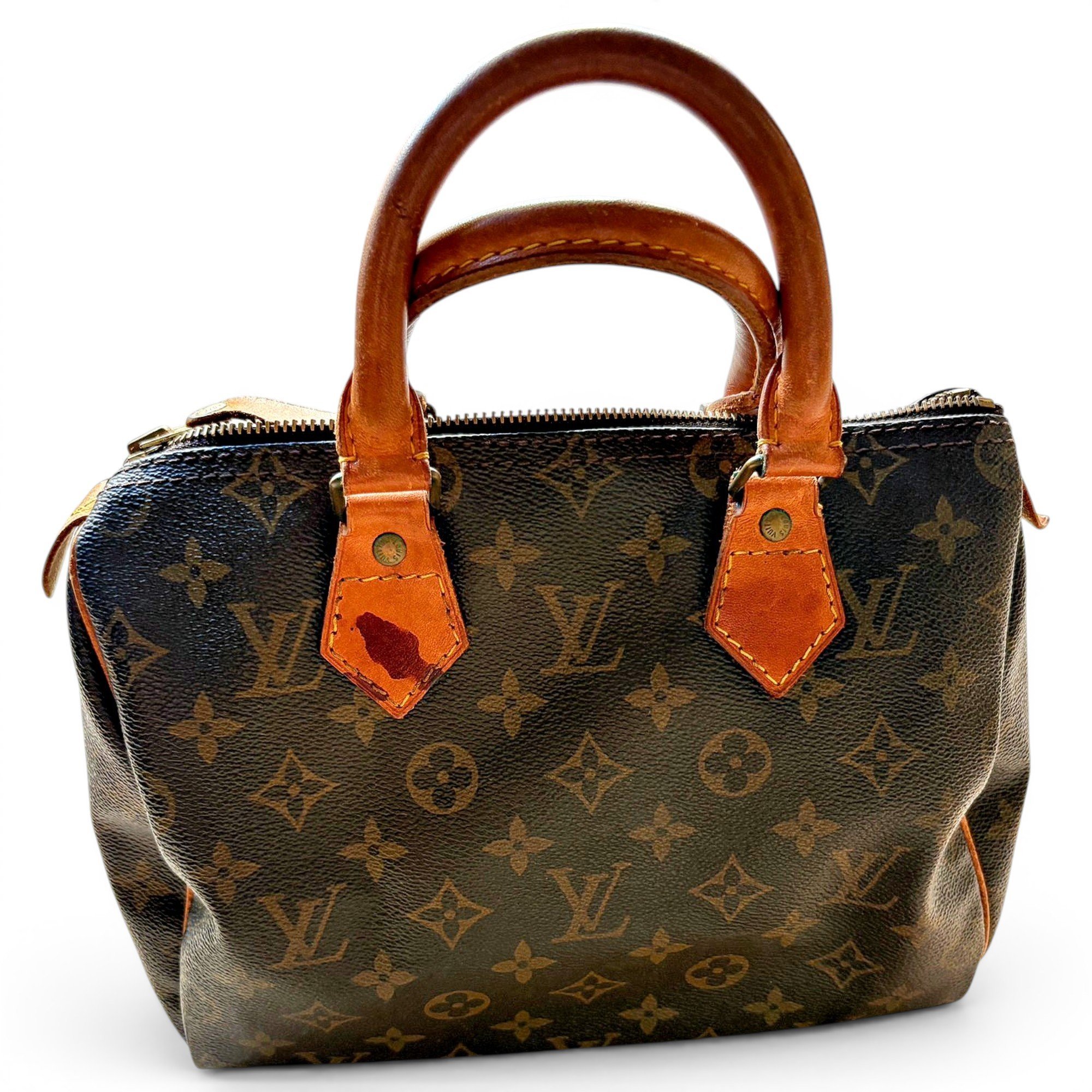 Speedy leather handbag