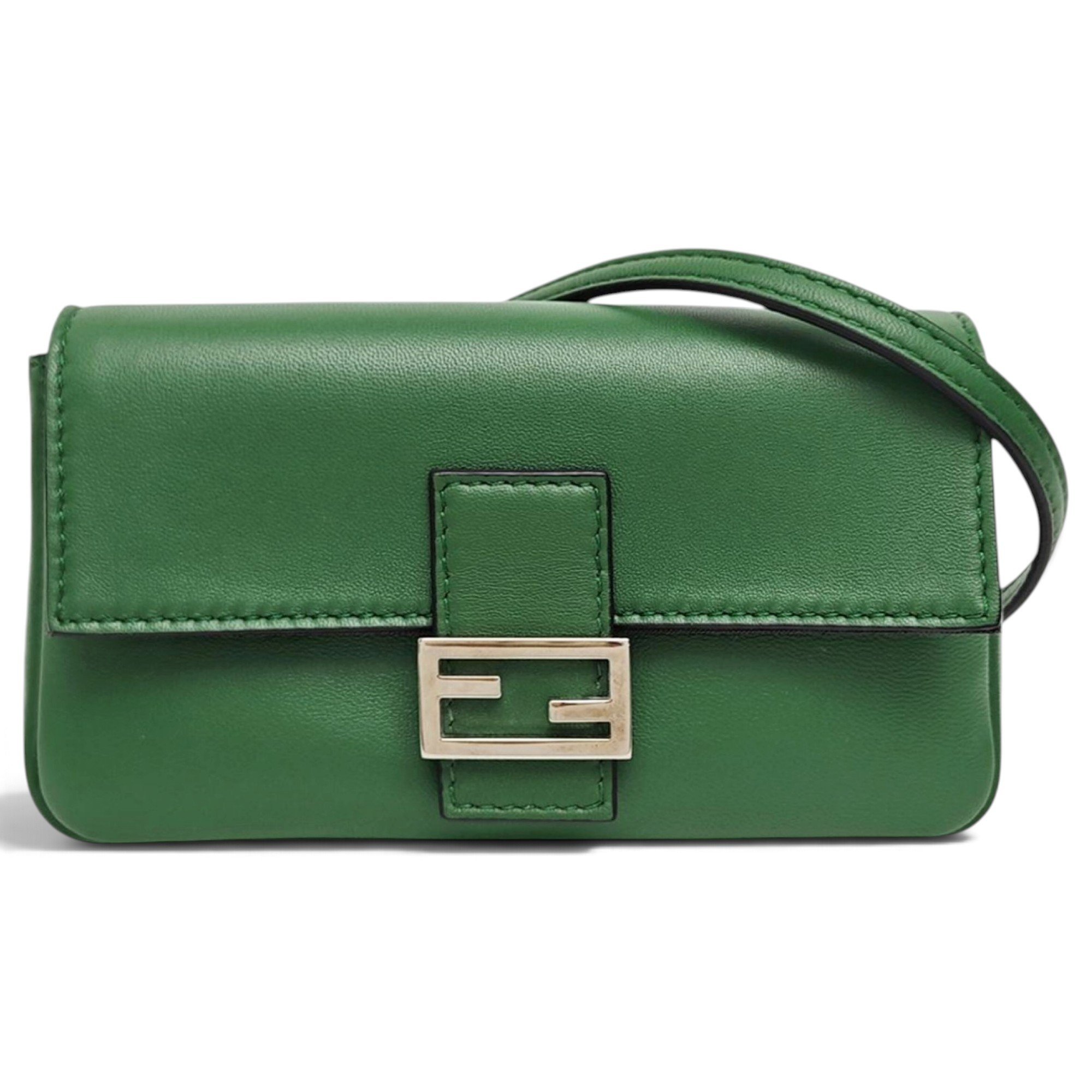 Baguette leather handbag