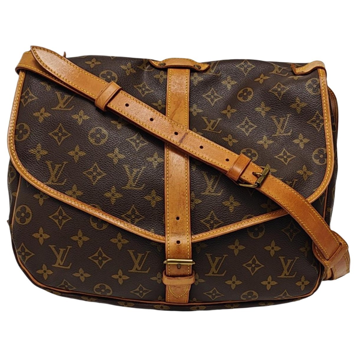 Saumur leather crossbody bag