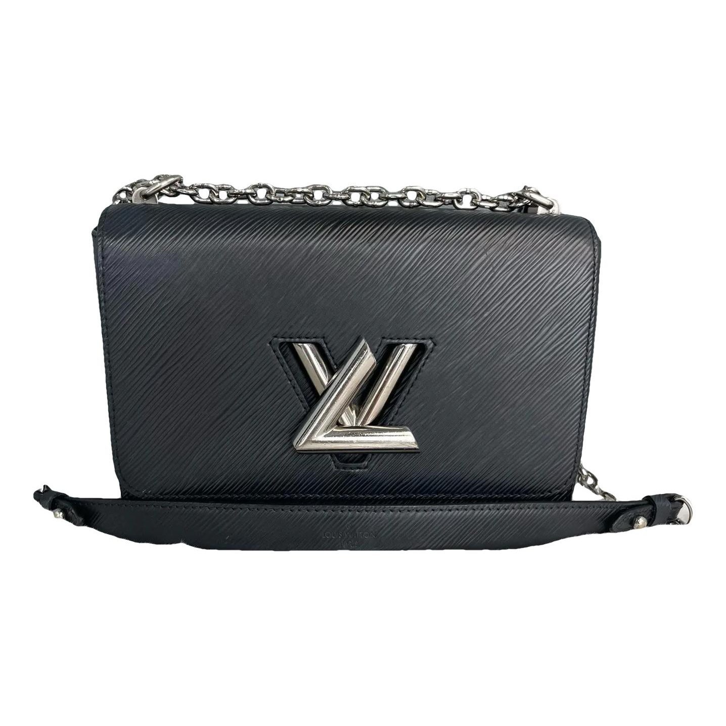 Twist leather handbag