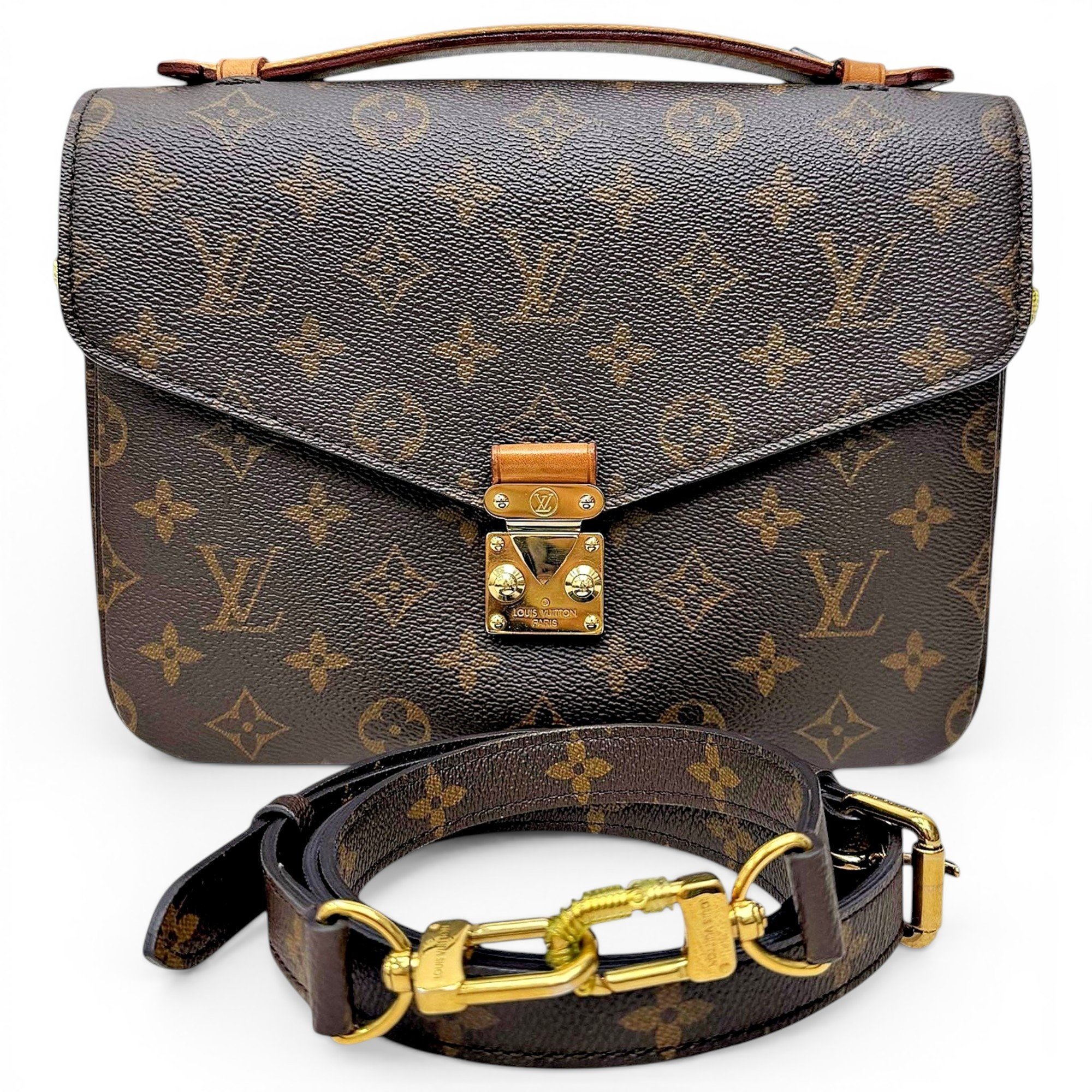 Metis leather handbag