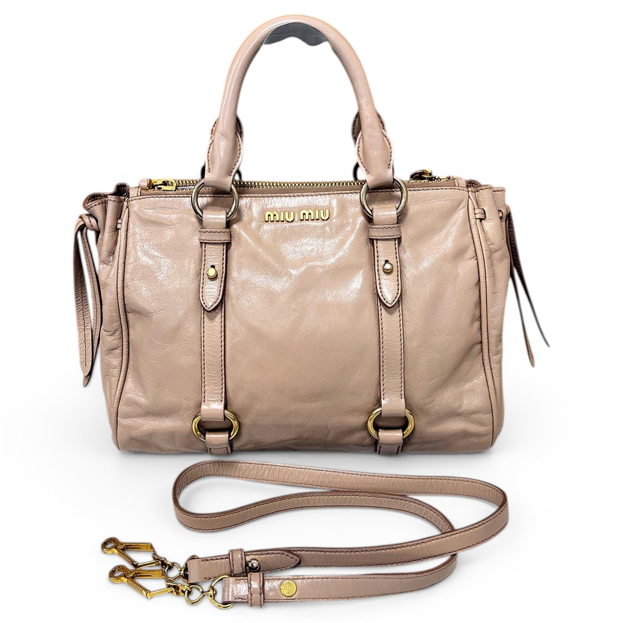 Vitello leather handbag