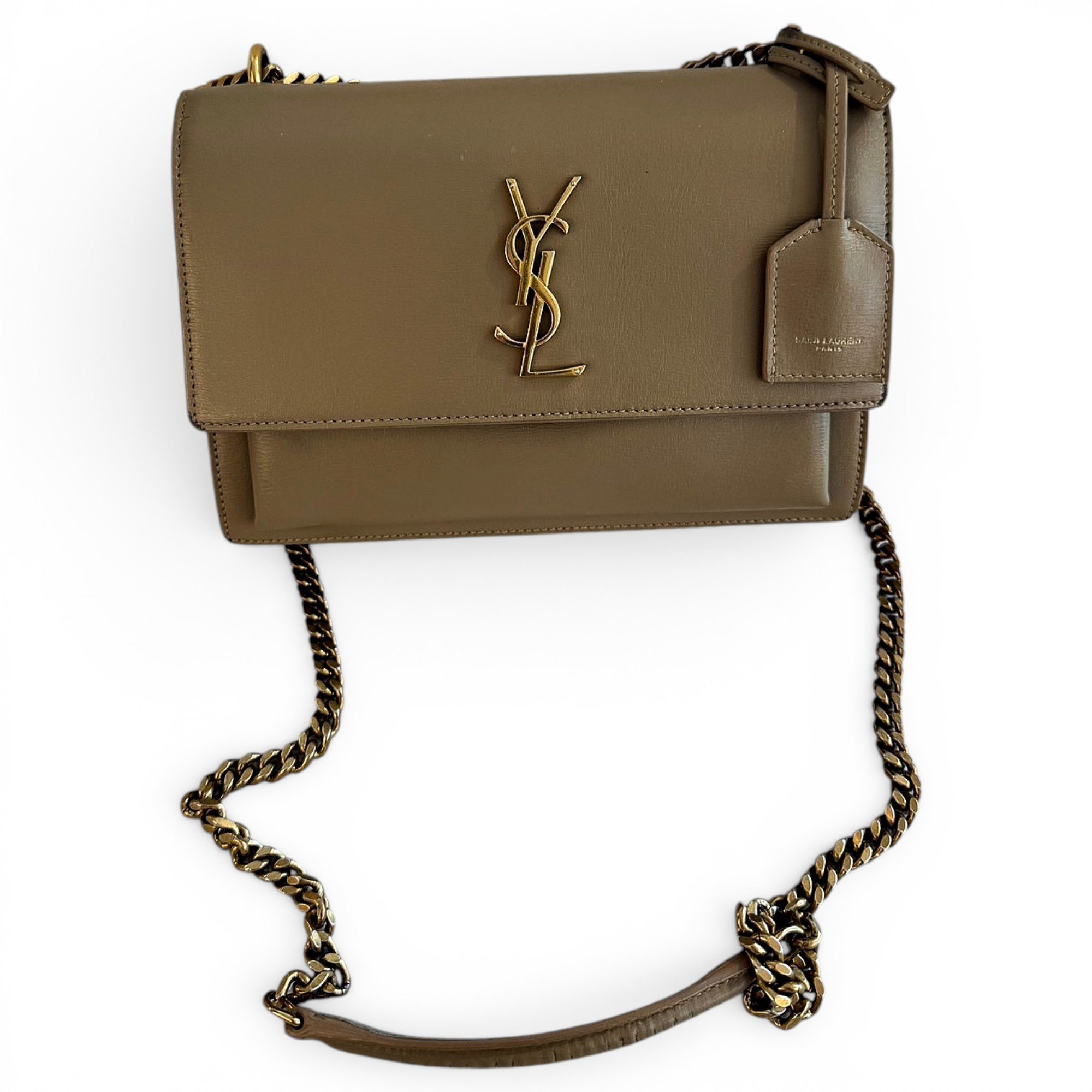 Sunset leather crossbody bag