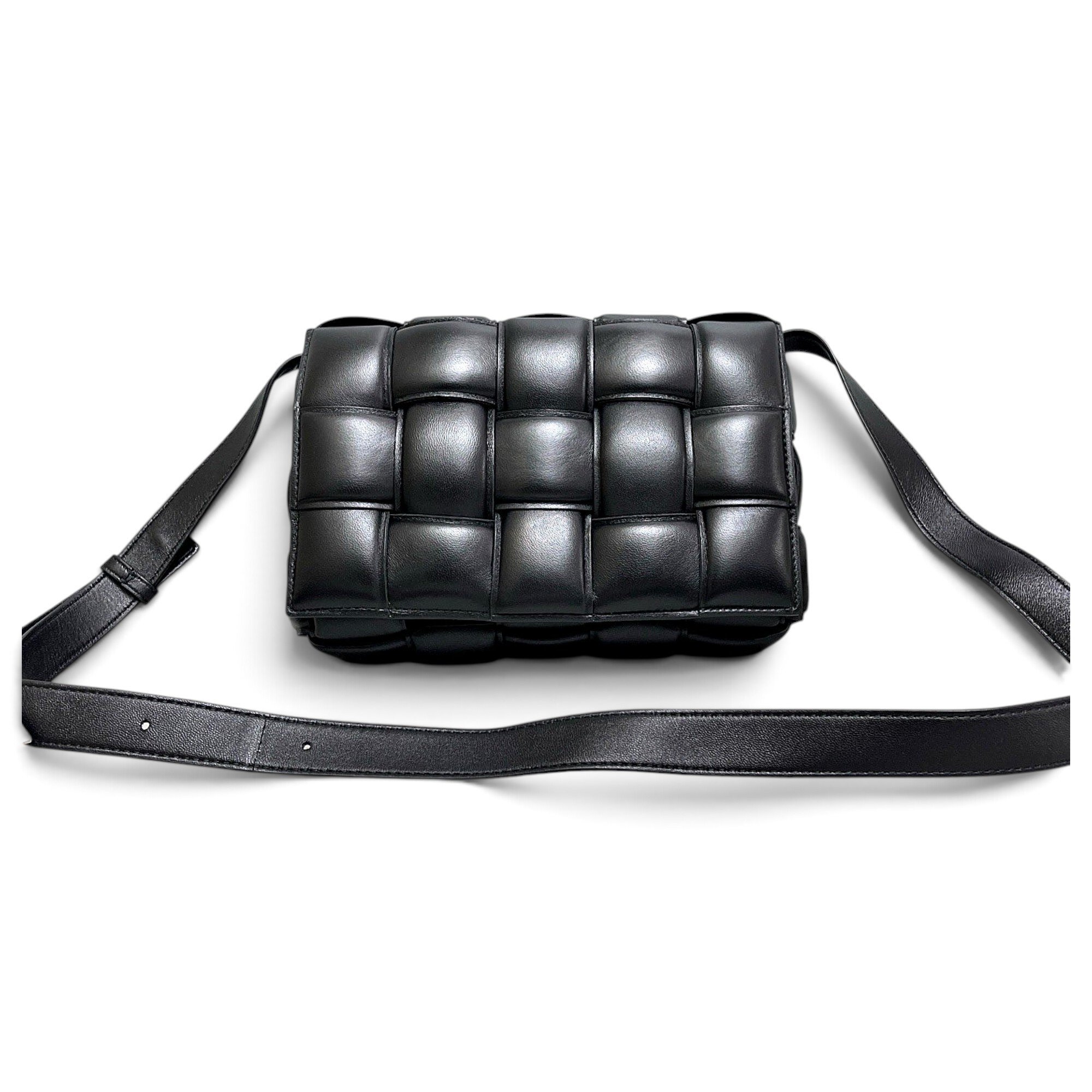 Cassette Padded leather handbag