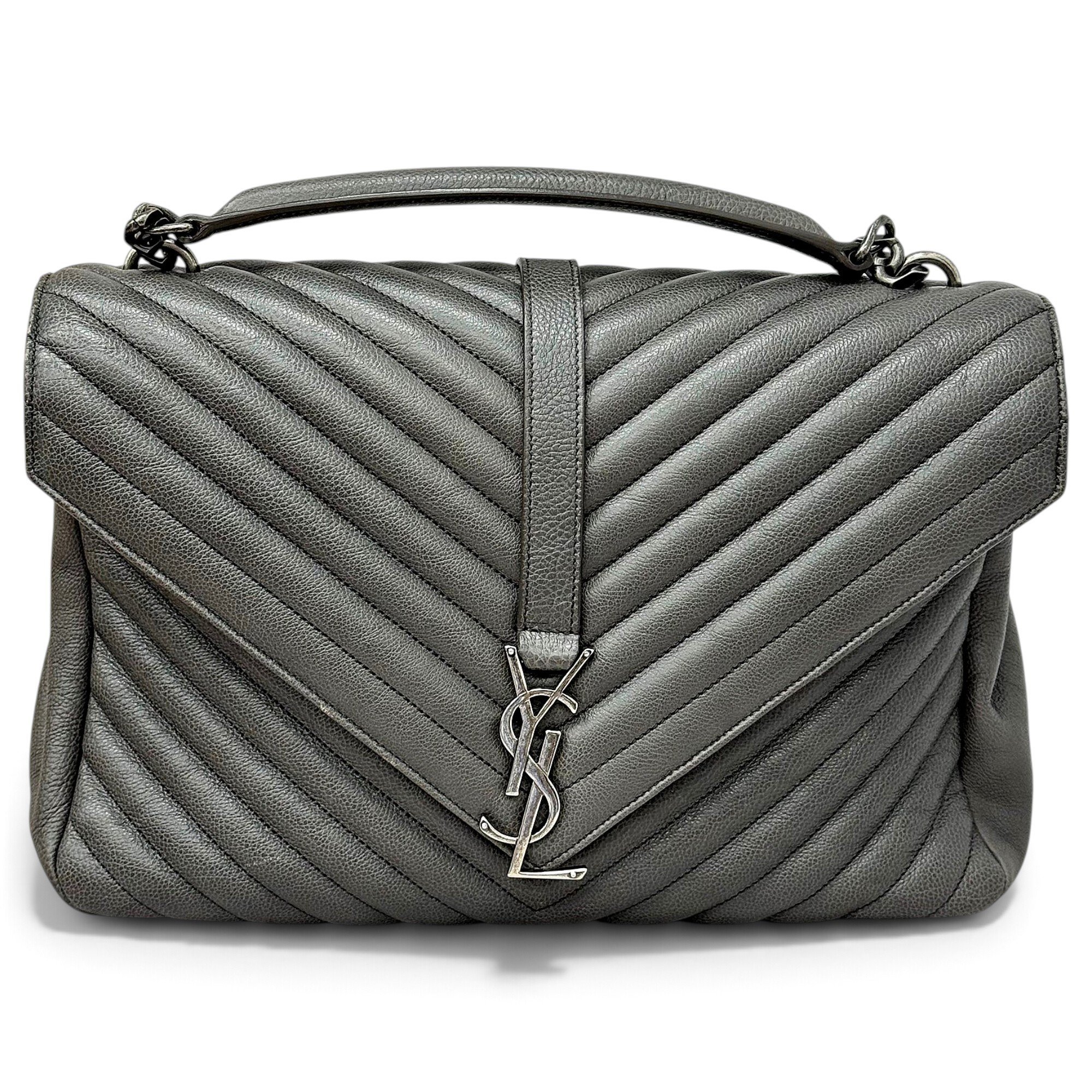 Collége monogramme leather handbag
