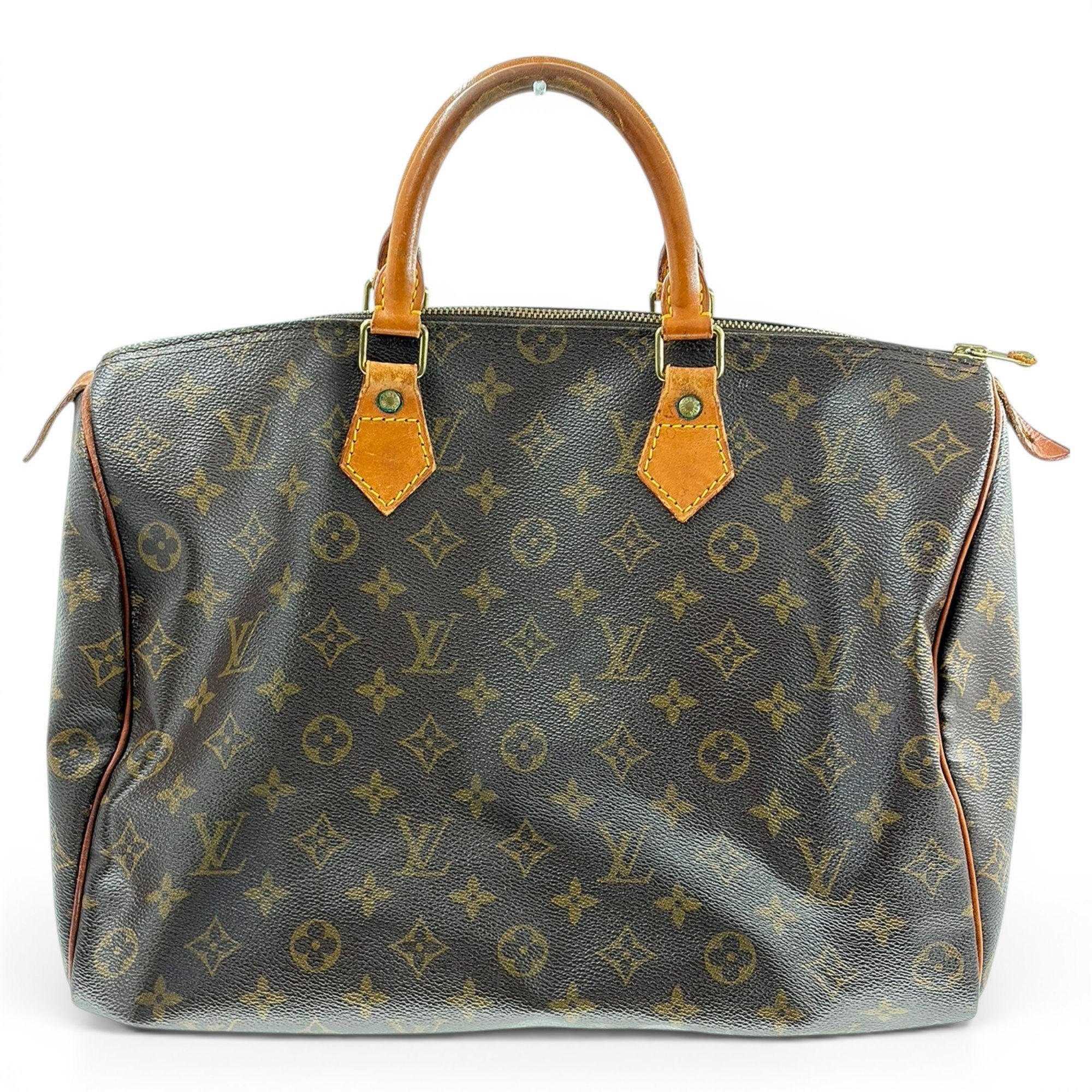 Speedy leather handbag
