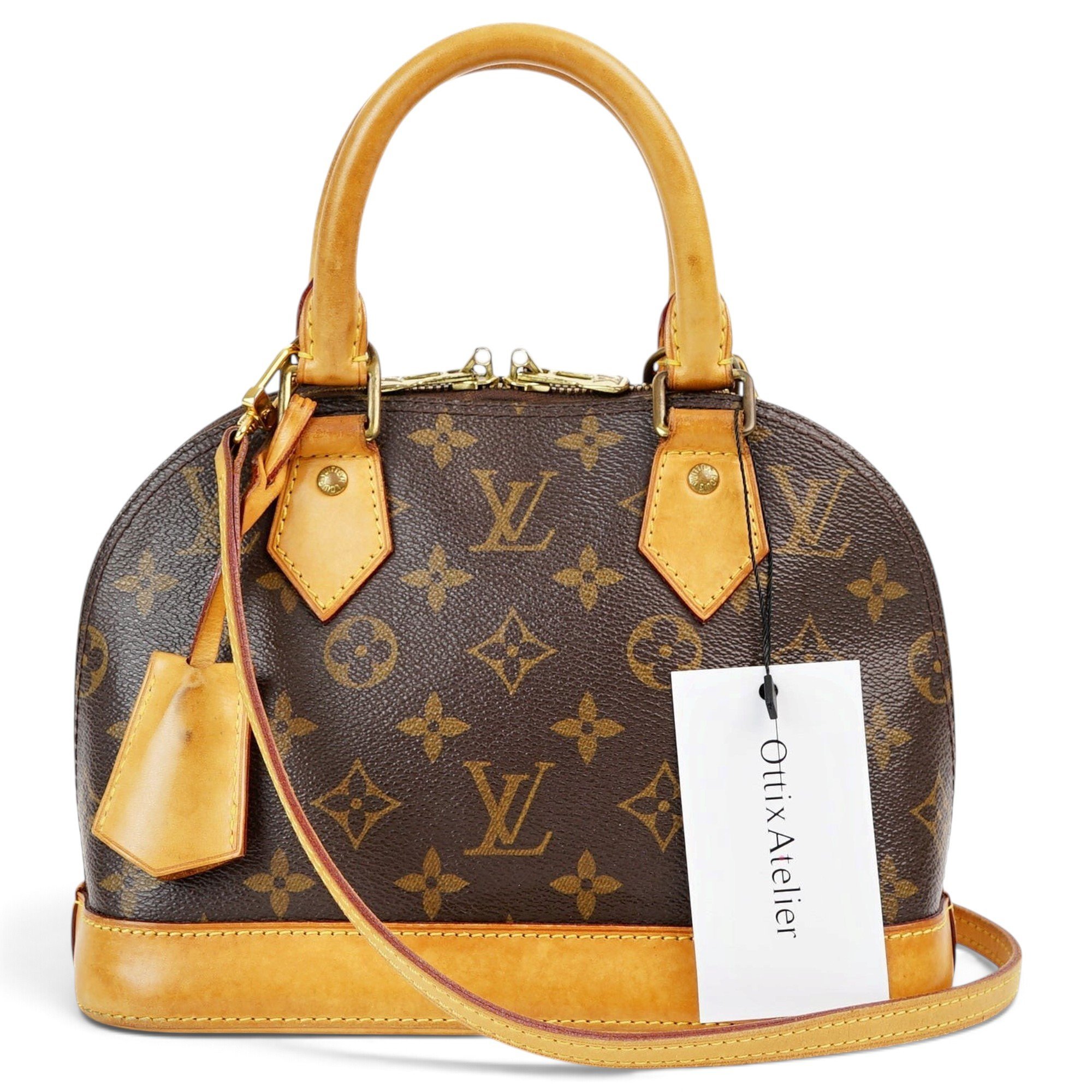 Alma leather handbag