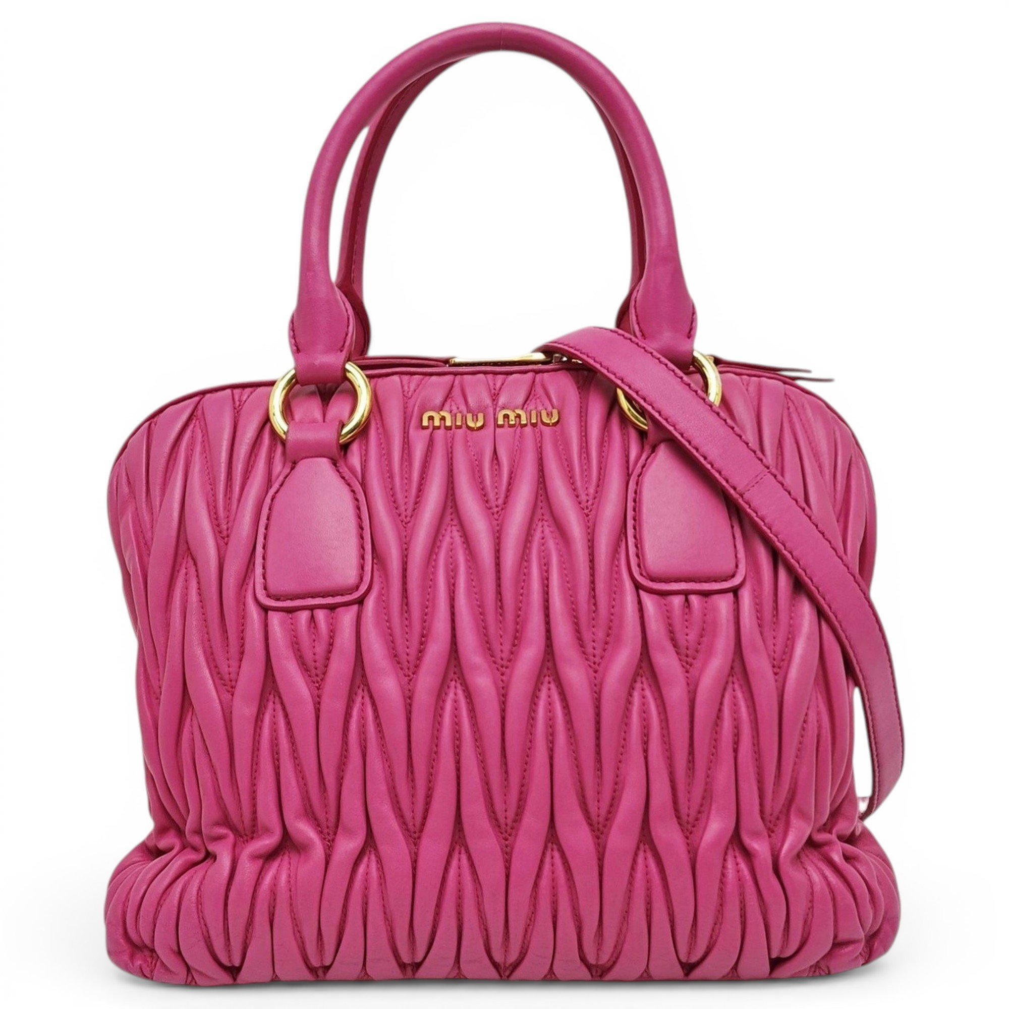 Leather handbag