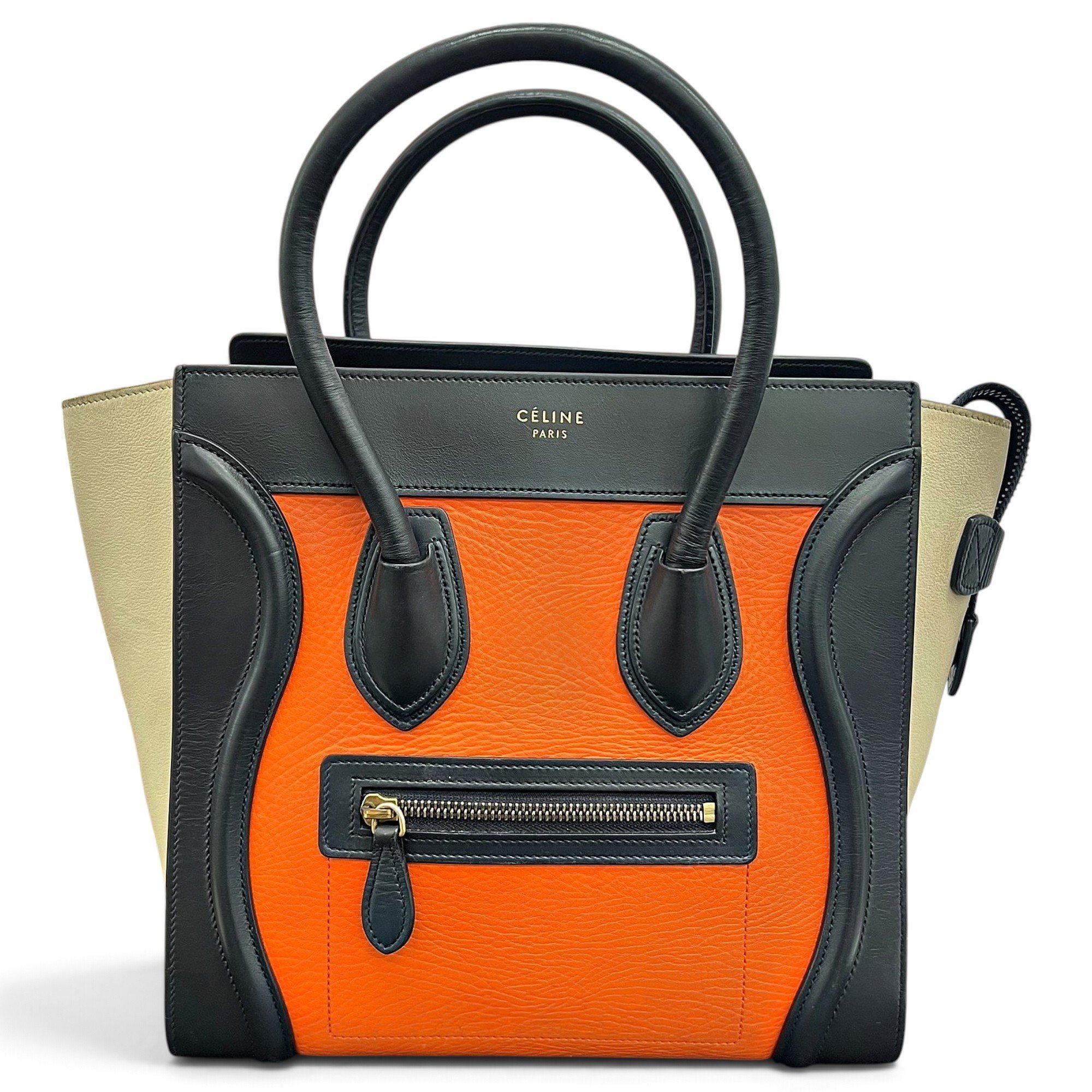 Luggage leather handbag