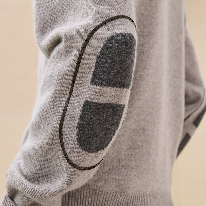 Tourbe Cashmere "Maillon Chaine d'Ancre" Full-zip Jacket