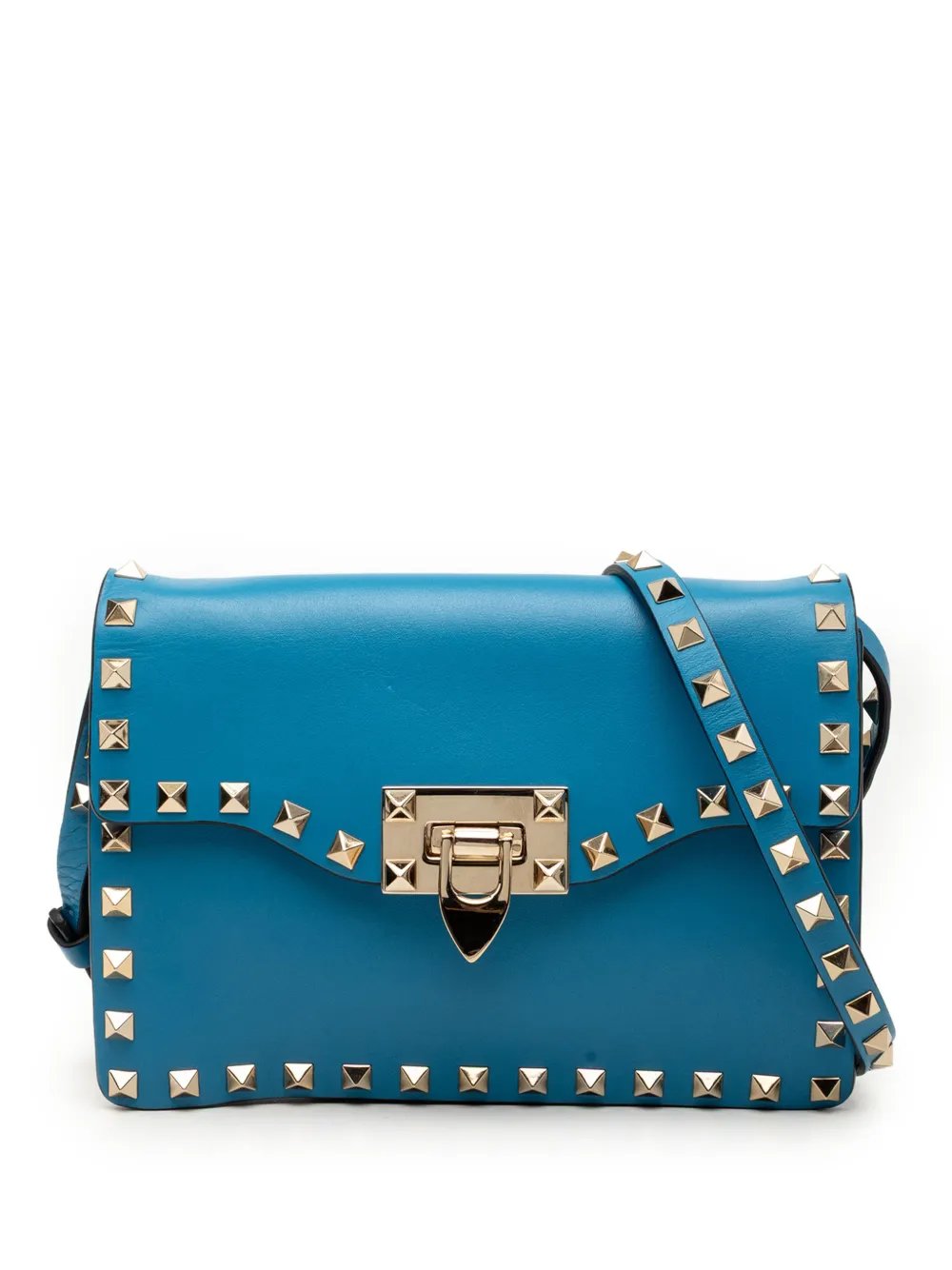 2000-2017 Mini Leather Rockstud Flap crossbody bag