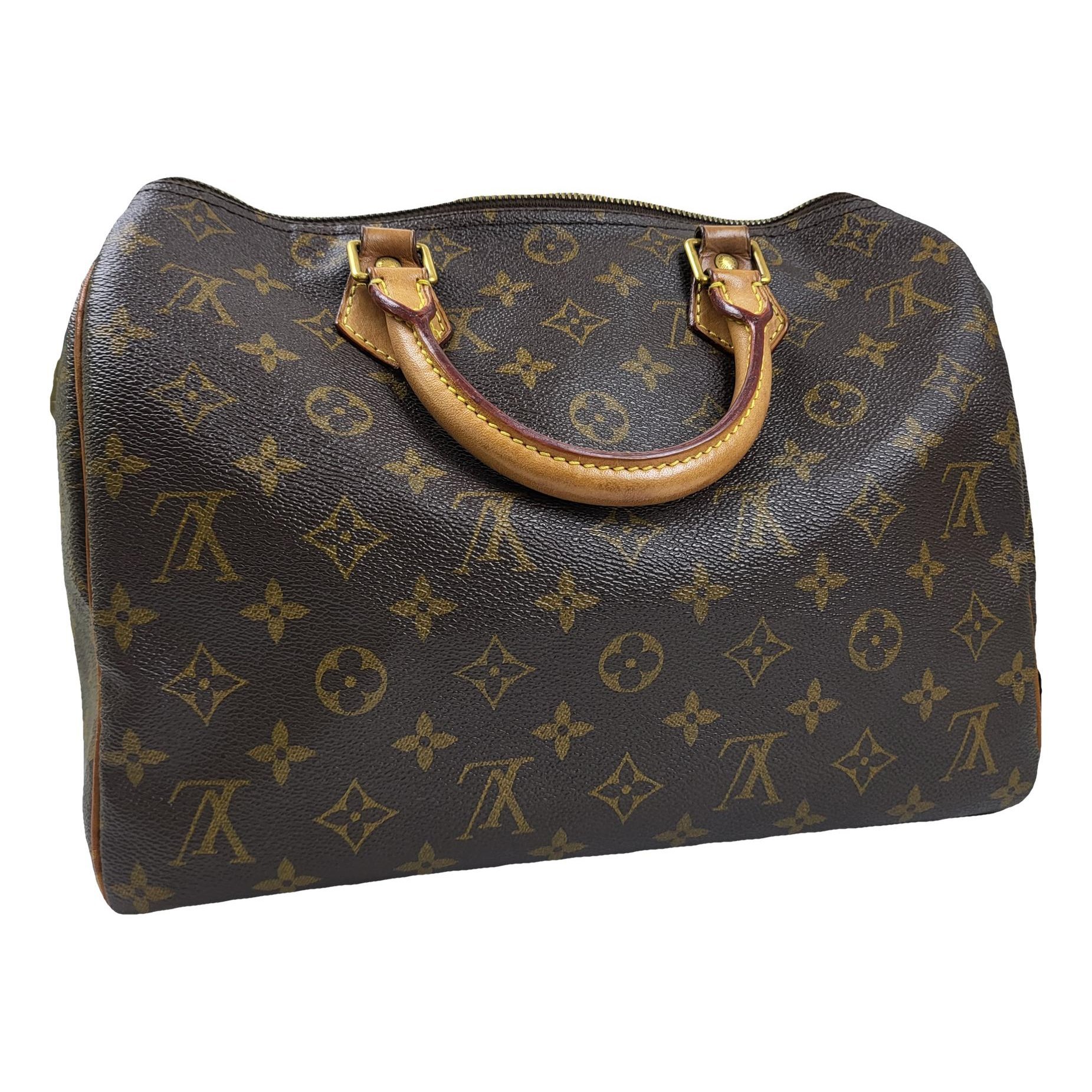 Speedy leather handbag