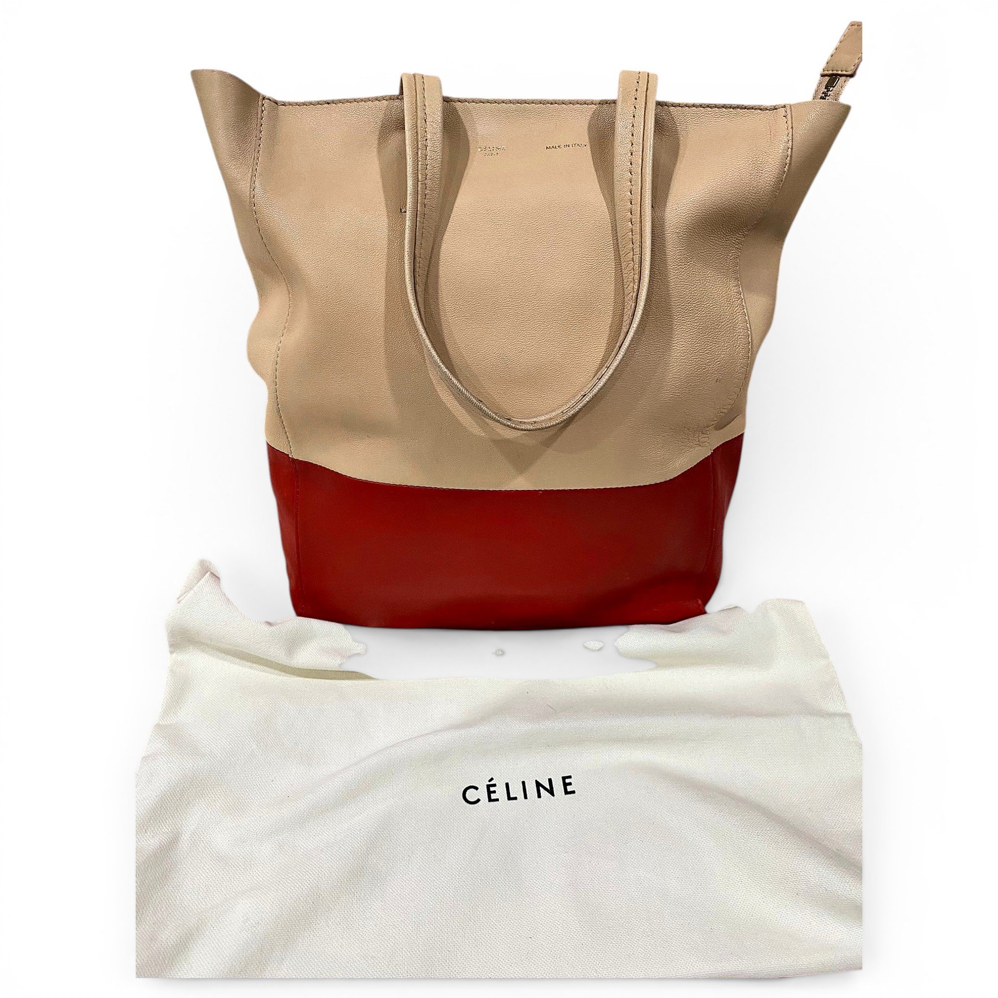 Leather tote