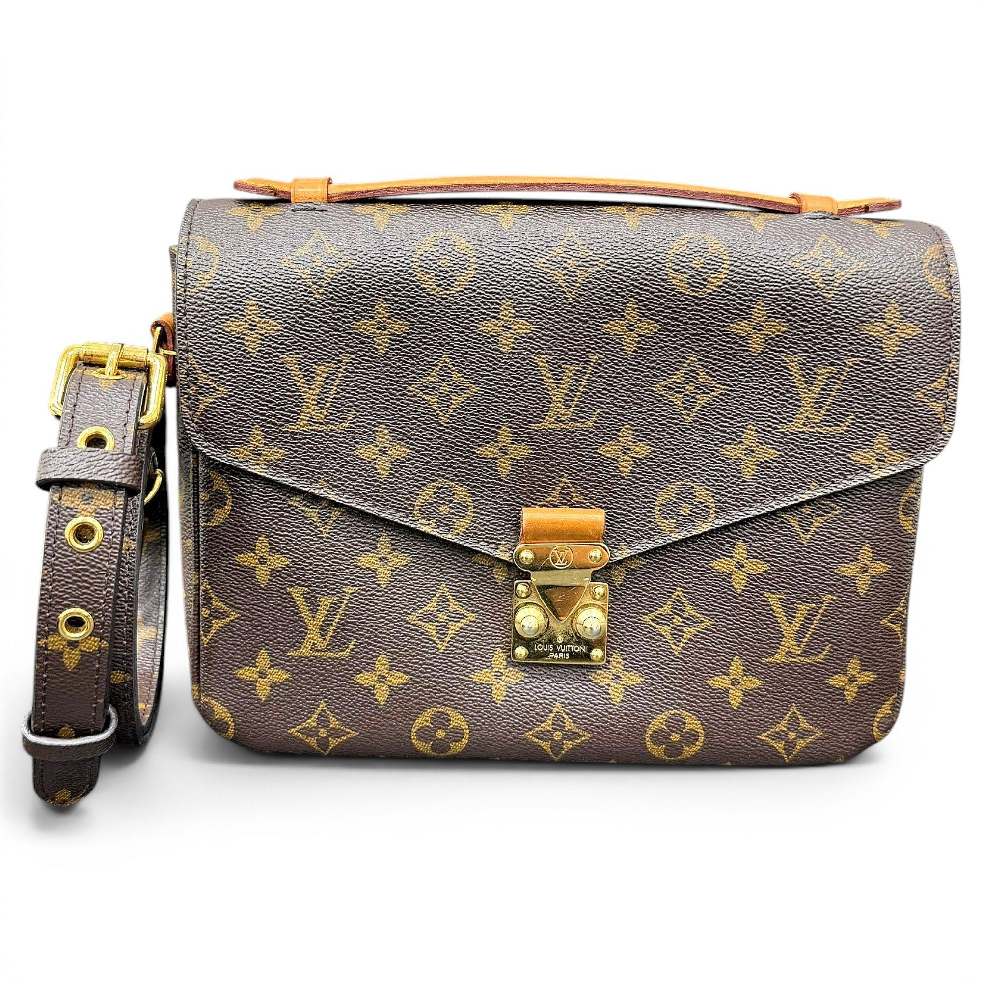 Metis leather handbag