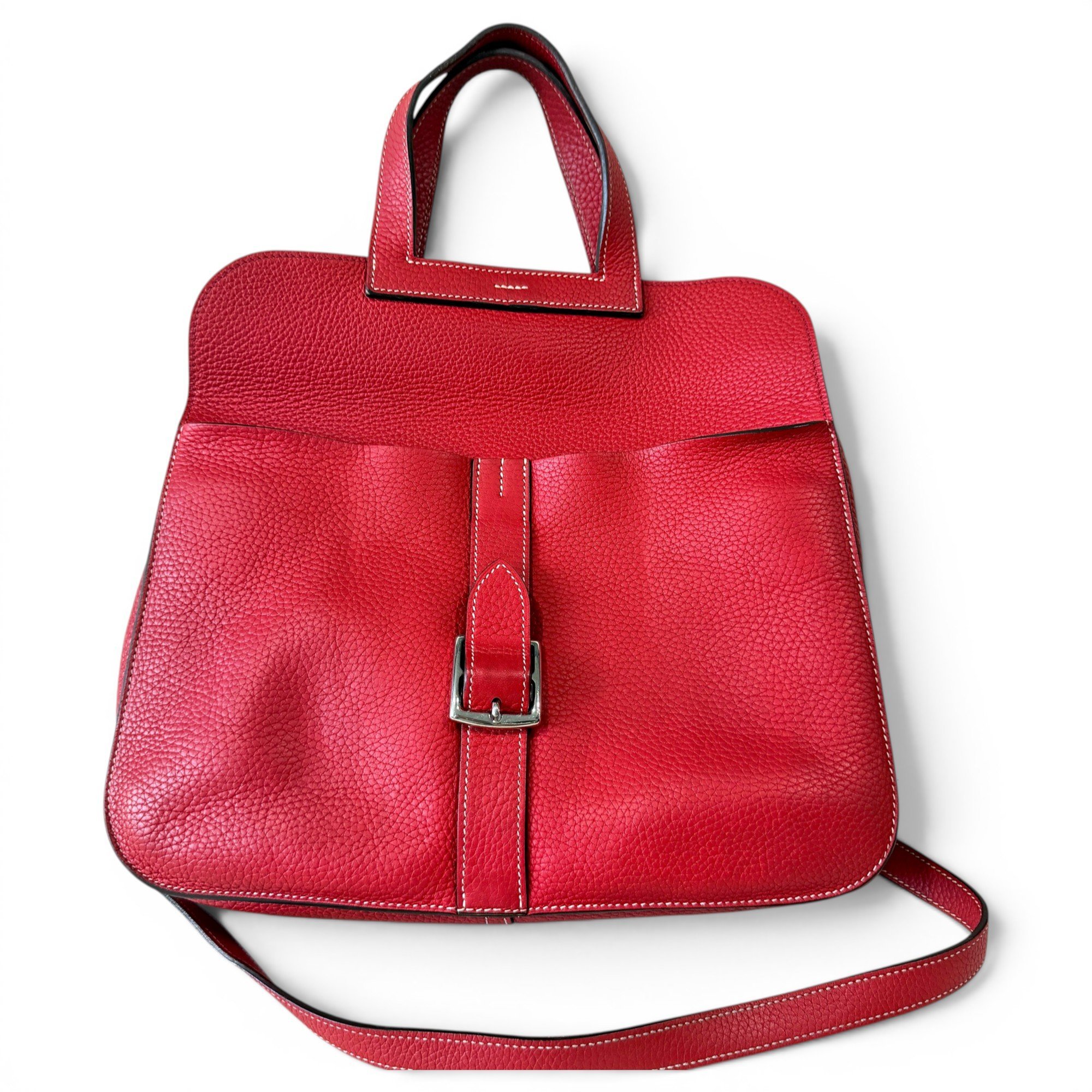 Halzan leather handbag