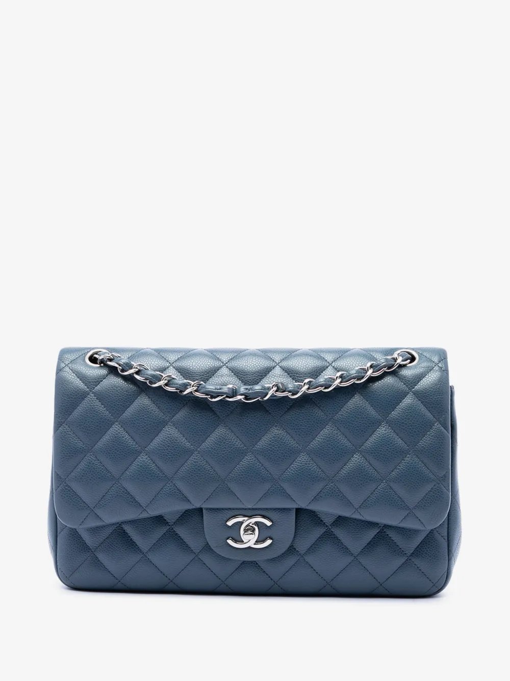 2014 Jumbo Classic Caviar Double Flap shoulder bag