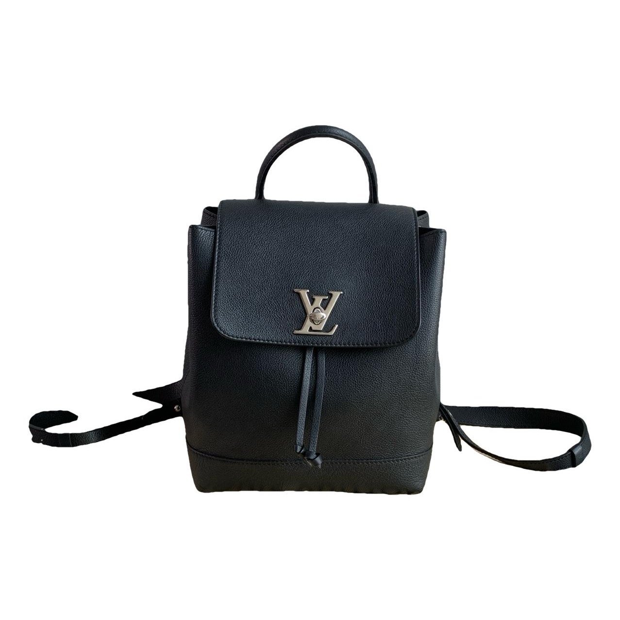 Lockme leather backpack