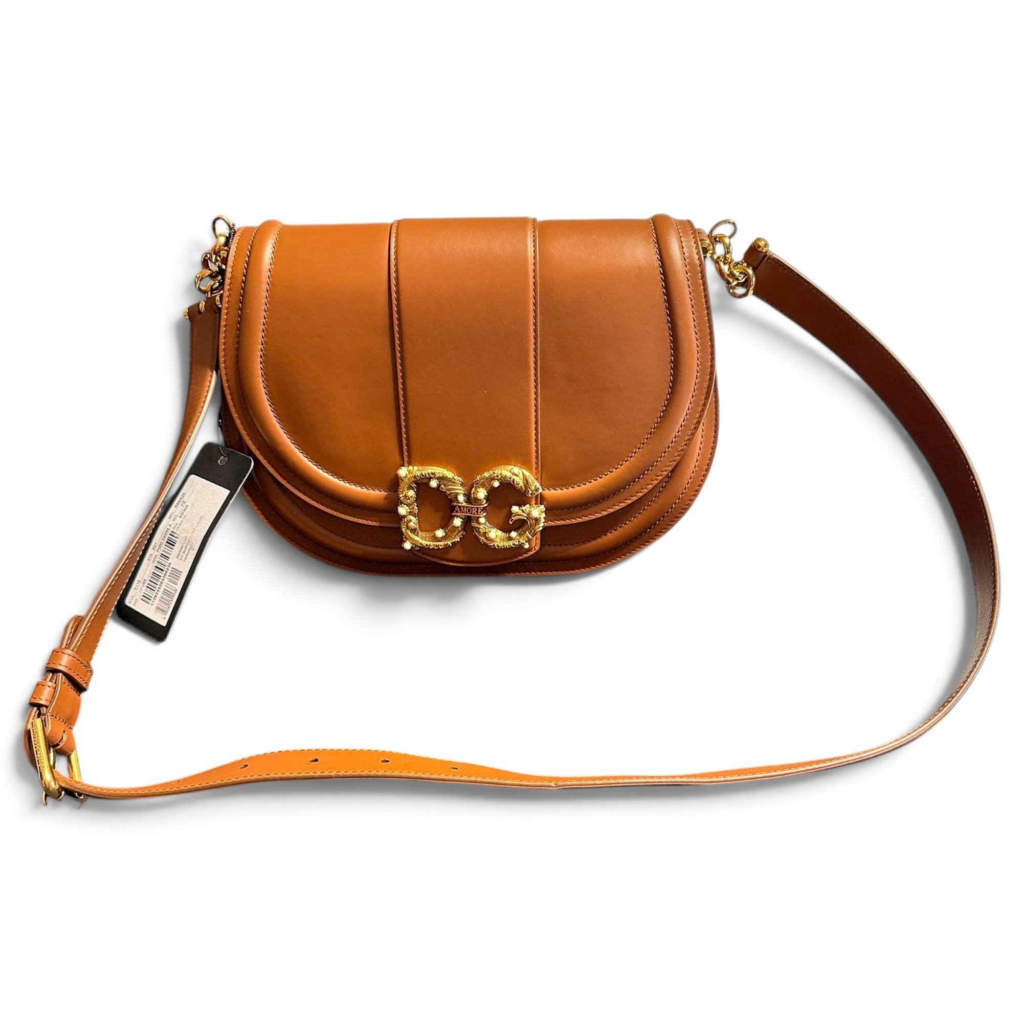 DG Amore leather crossbody bag