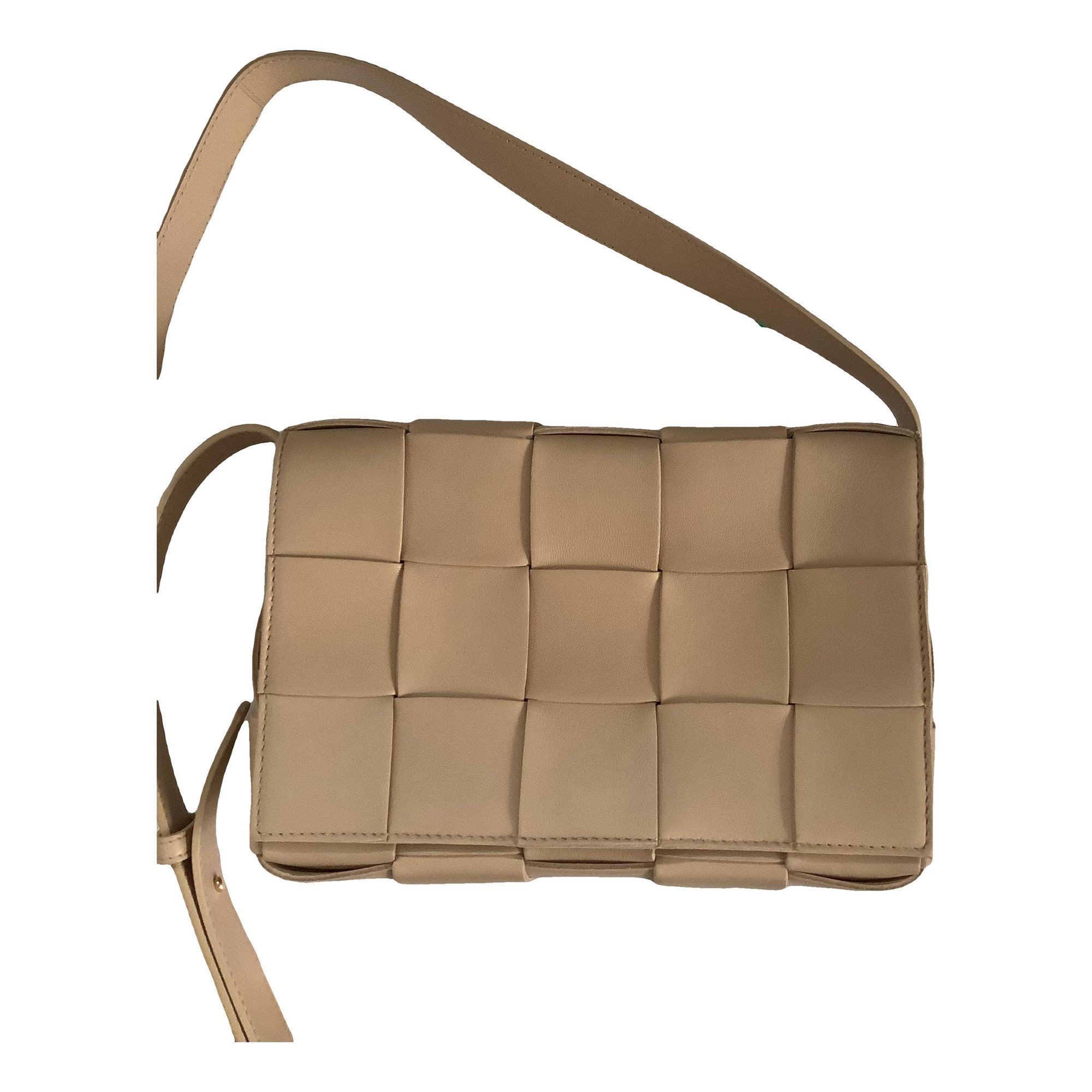 Cassette leather handbag