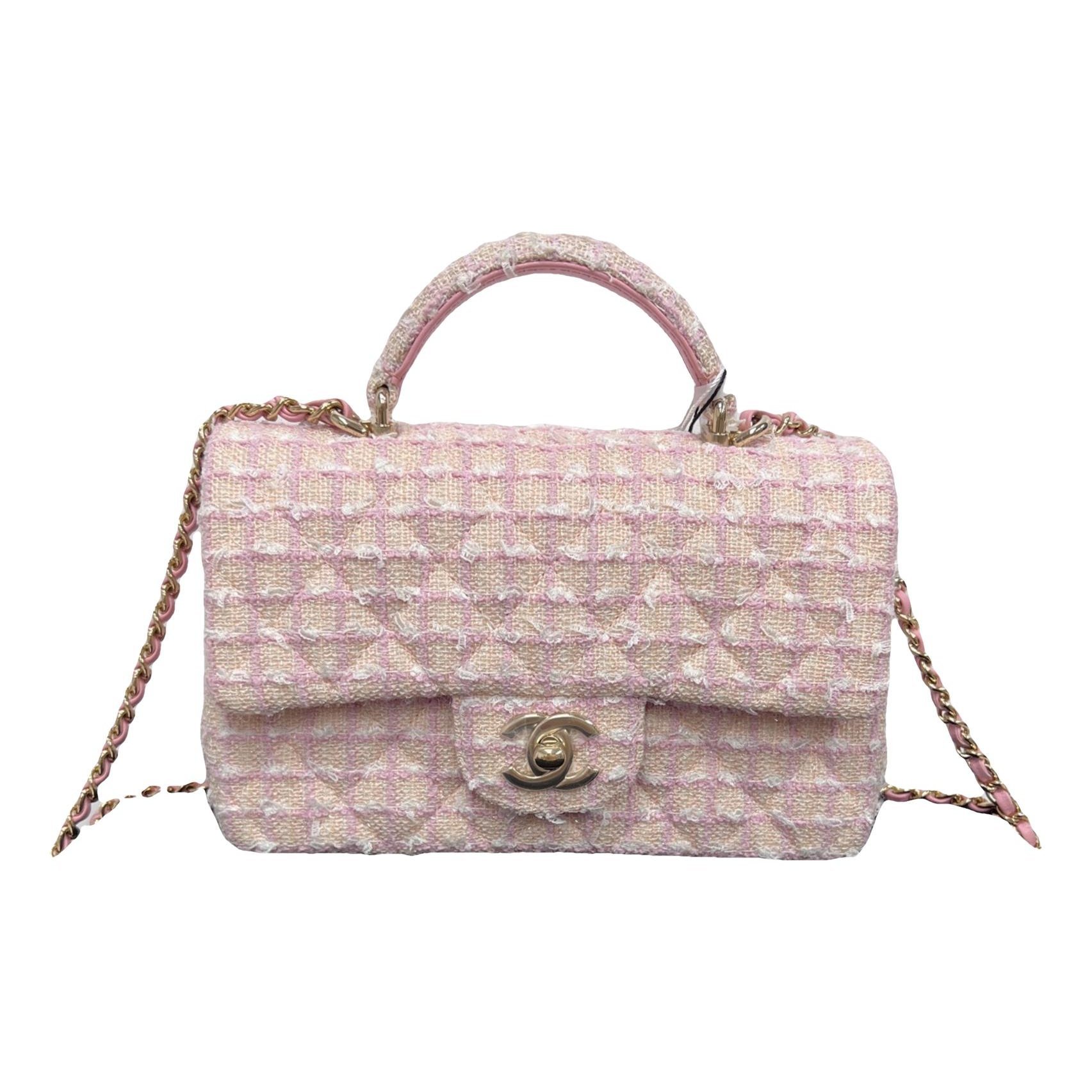Timeless Classique Top Handle tweed handbag