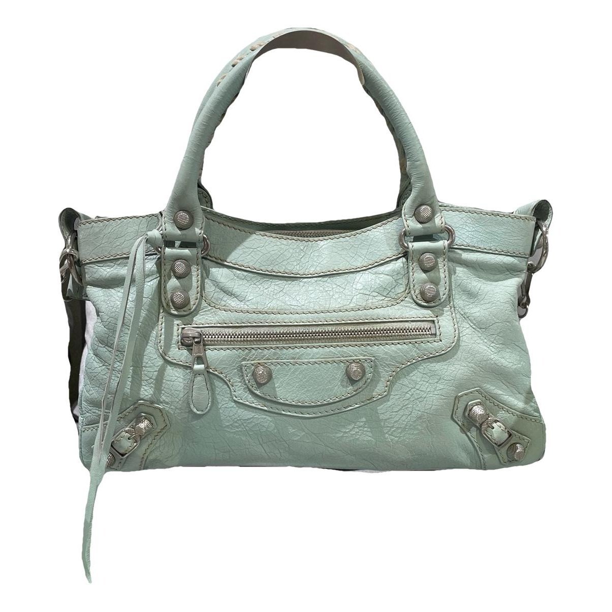 City leather bag